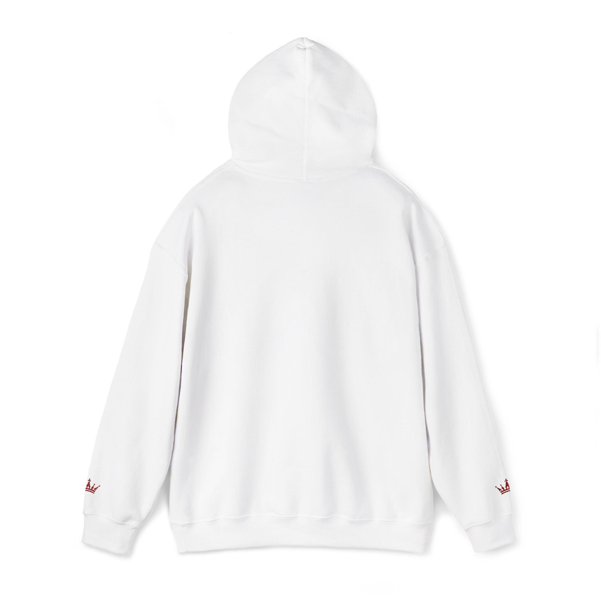 NOIRÉL Script Hoodie – Rot gesticktes Logo