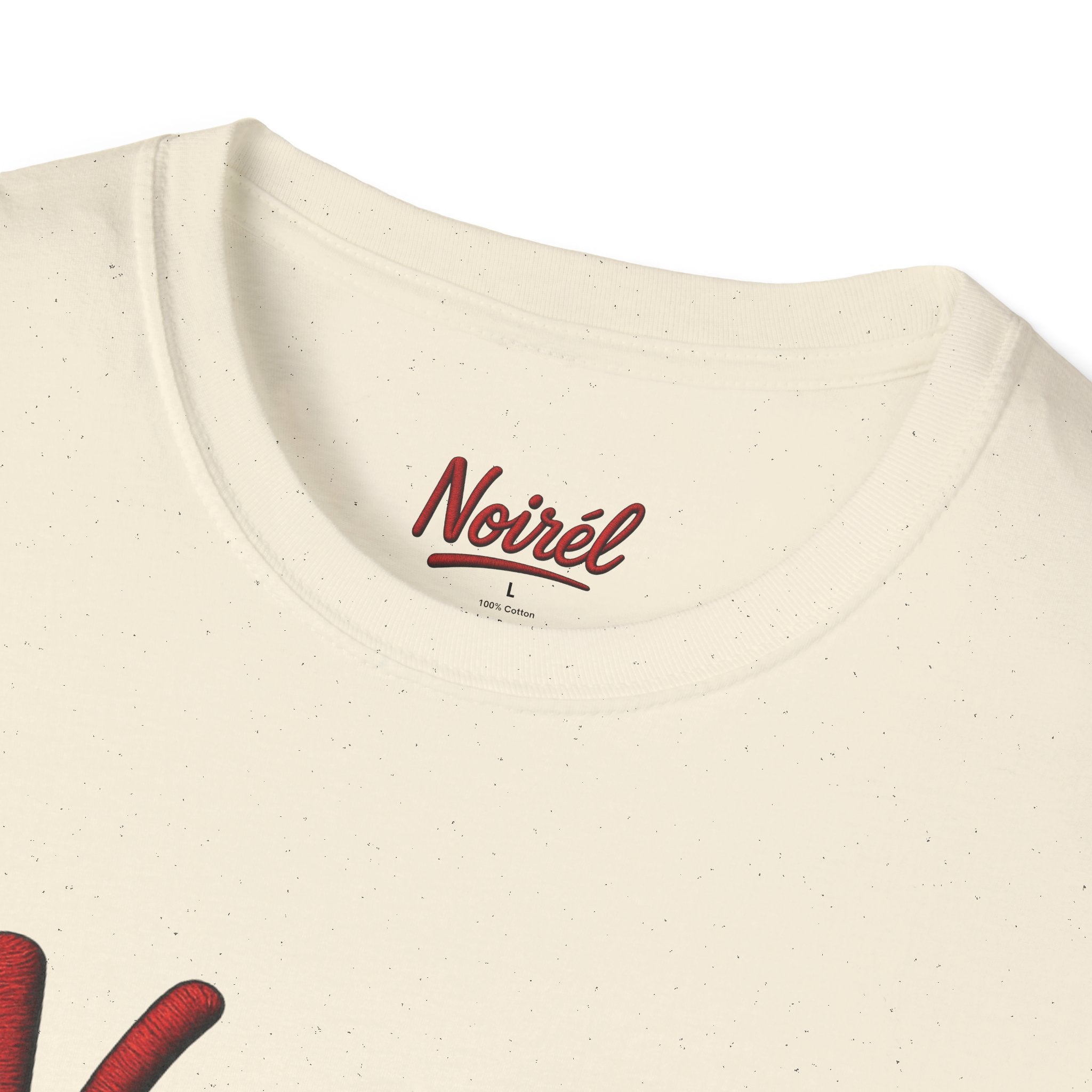 NOIRÉL T-Shirt – Red Script Print