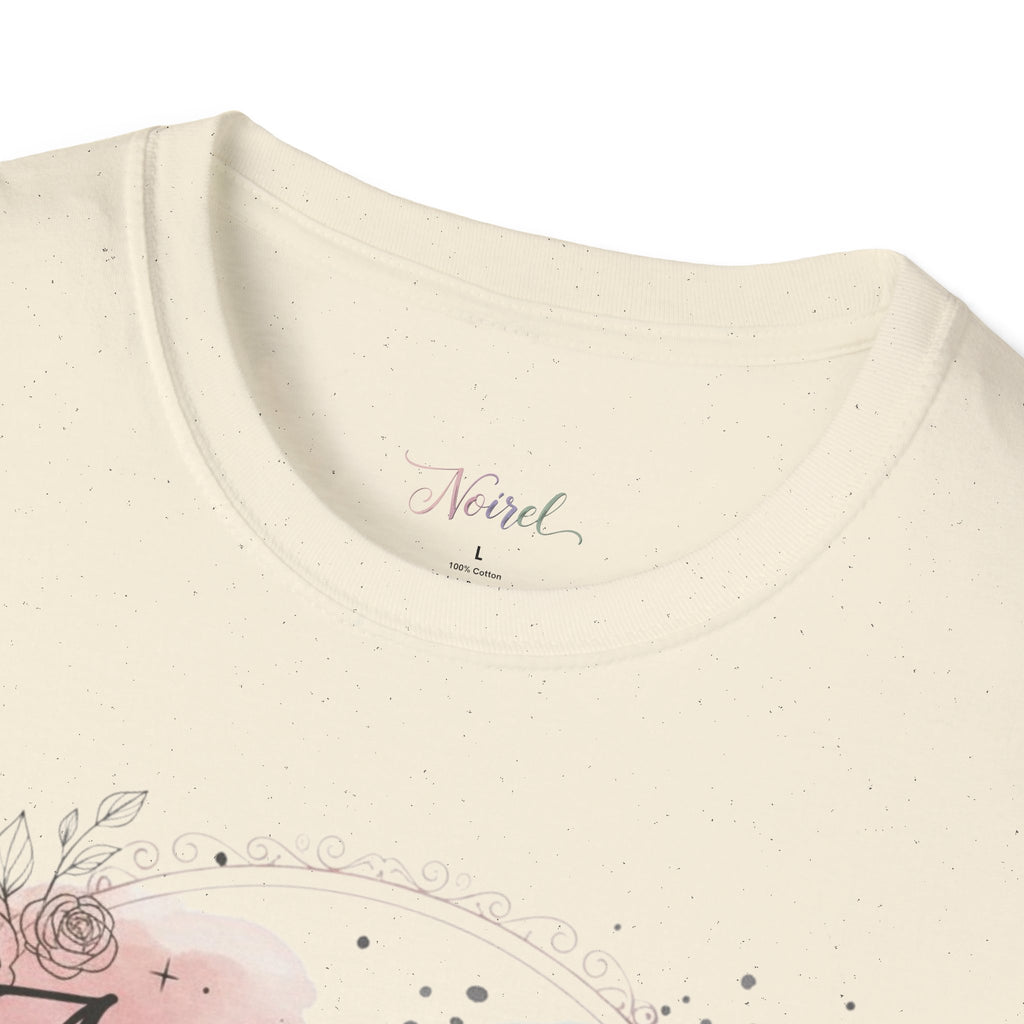 Noirel Watercolor Script T-Shirt — Feminine Name Graphic Tee 