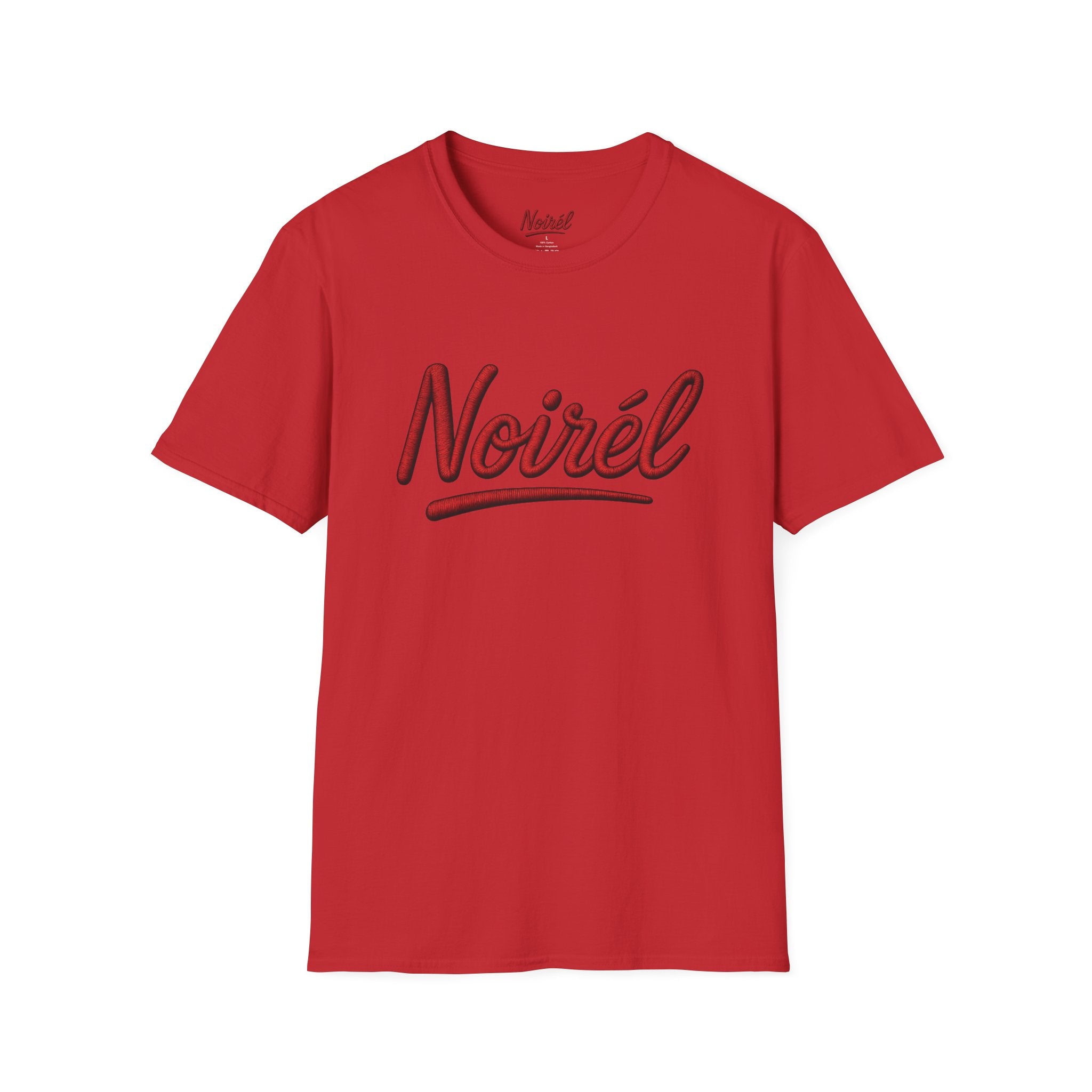 T-Shirt - 'Noirél' Retro Script Graphic Tee