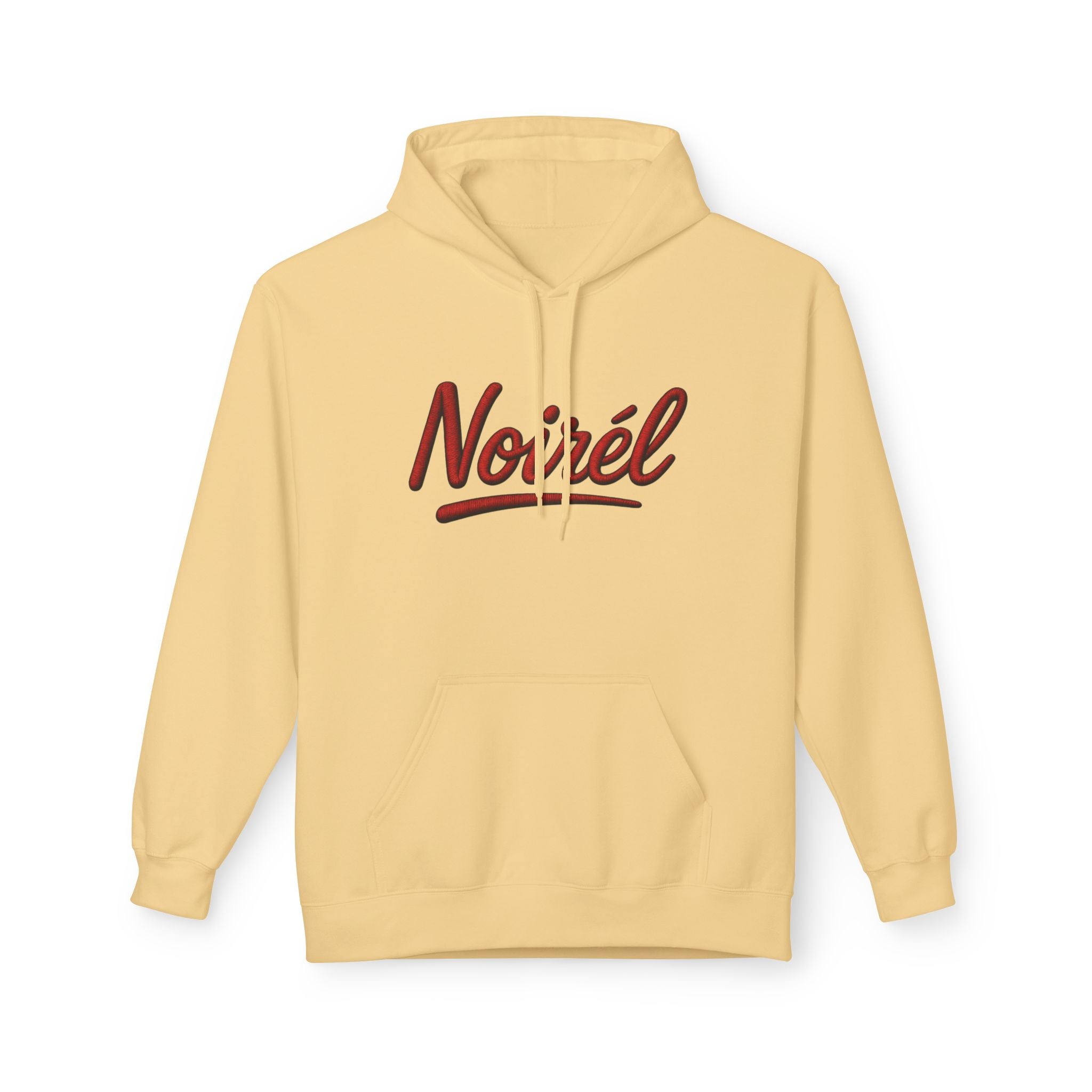 NOIRÉL Hoodie – Script Logo Red Print