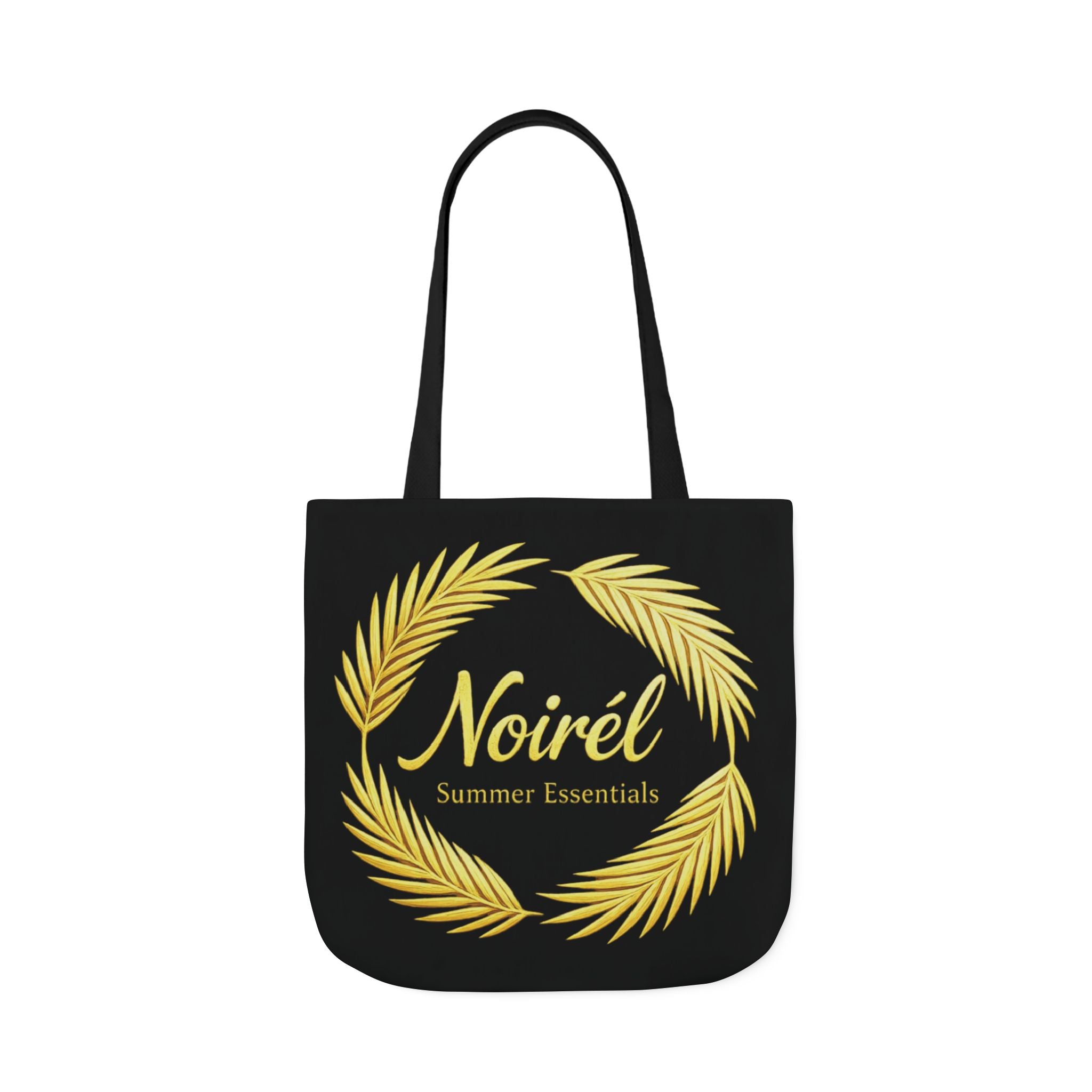 Tote Bag — Noirel 'Summer Essentials' Gold Palm Wreath Canvas Tote