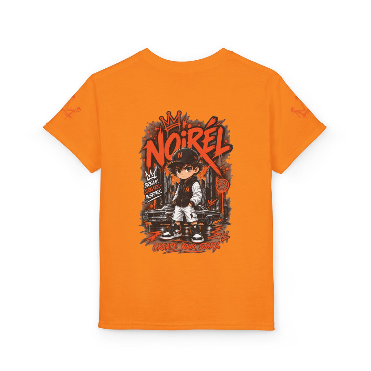 Noirel Kinder T-Shirt – Urban Graffiti Anime Tee