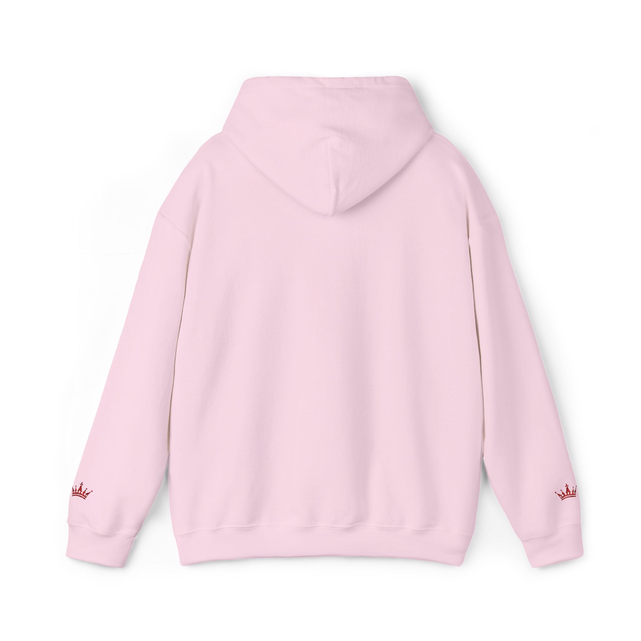 NOIRÉL Script Hoodie – Rot gesticktes Logo
