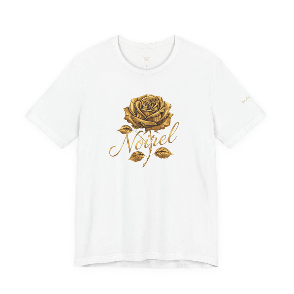 NOIRÉL T-Shirt – Gold Rose Angel