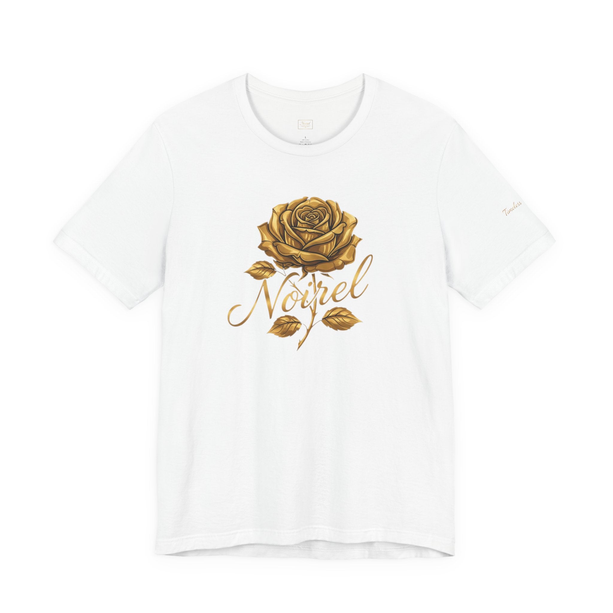 NOIRÉL T-Shirt – Gold Rose Angel