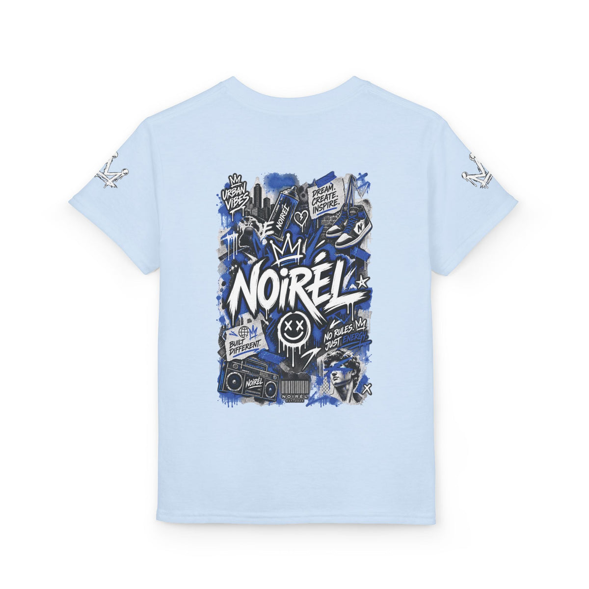Noirel Kinder T-Shirt – Street Art Skateboard Tee