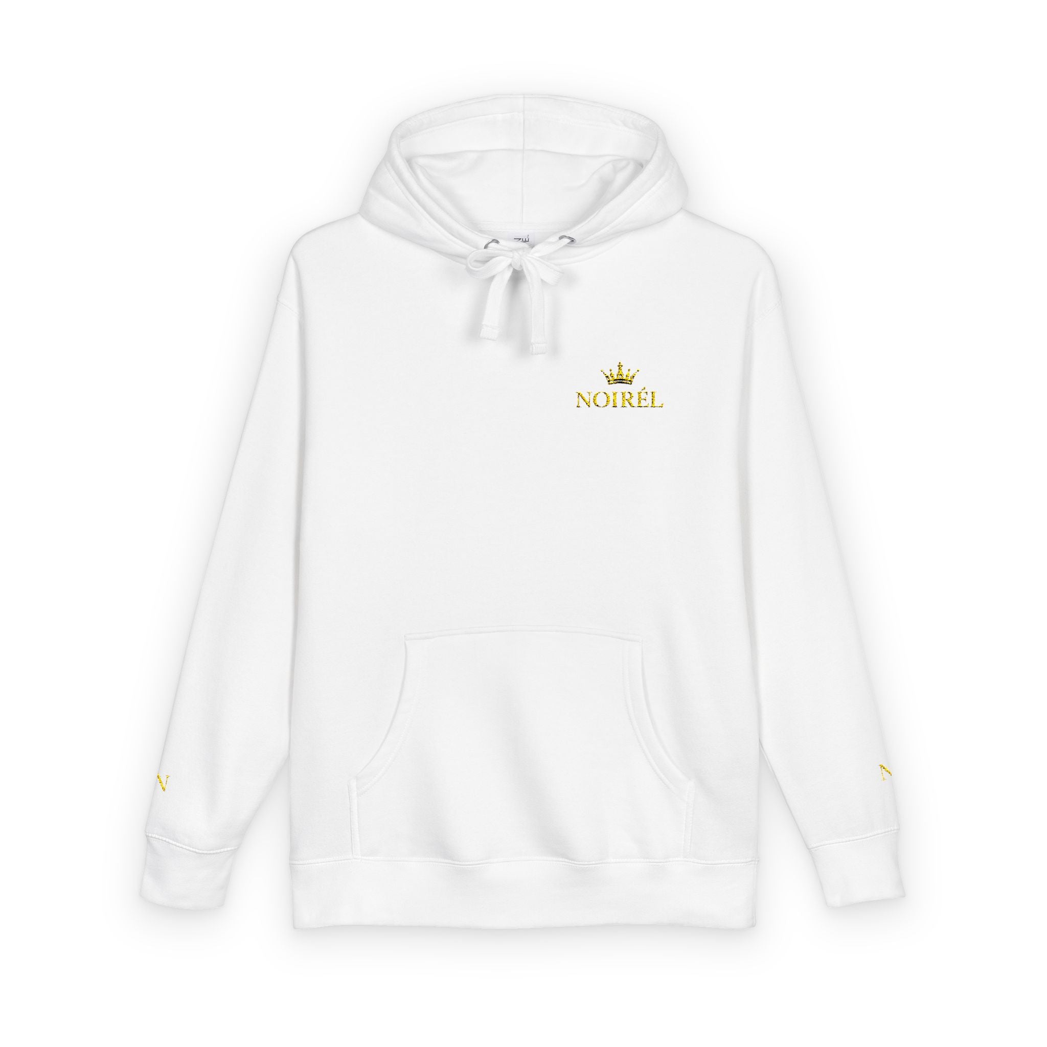 NOIRÉL Crown Royalty Hoodie – Black Fleece mit Gold Crest