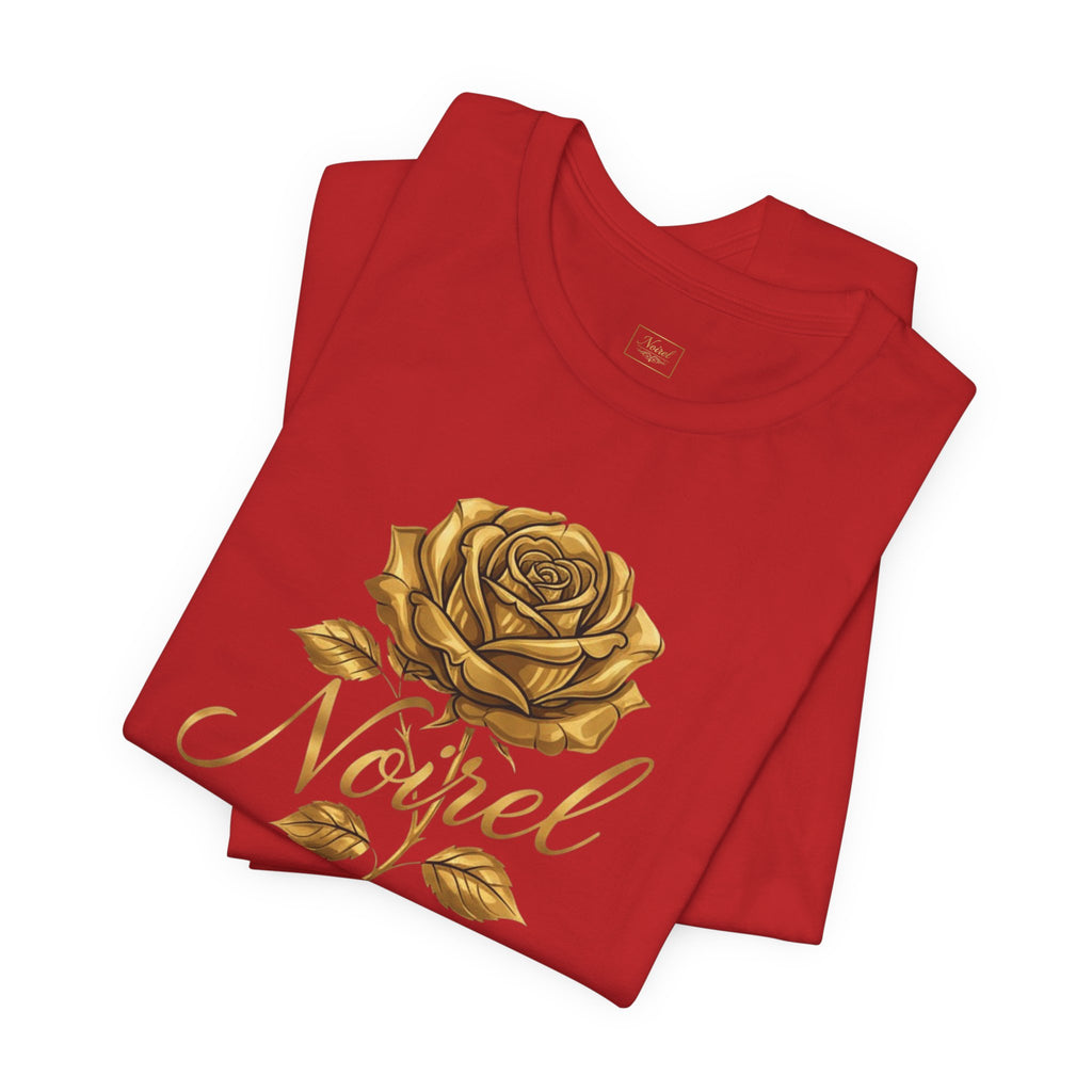 NOIRÉL T-Shirt – Gold Rose Angel
