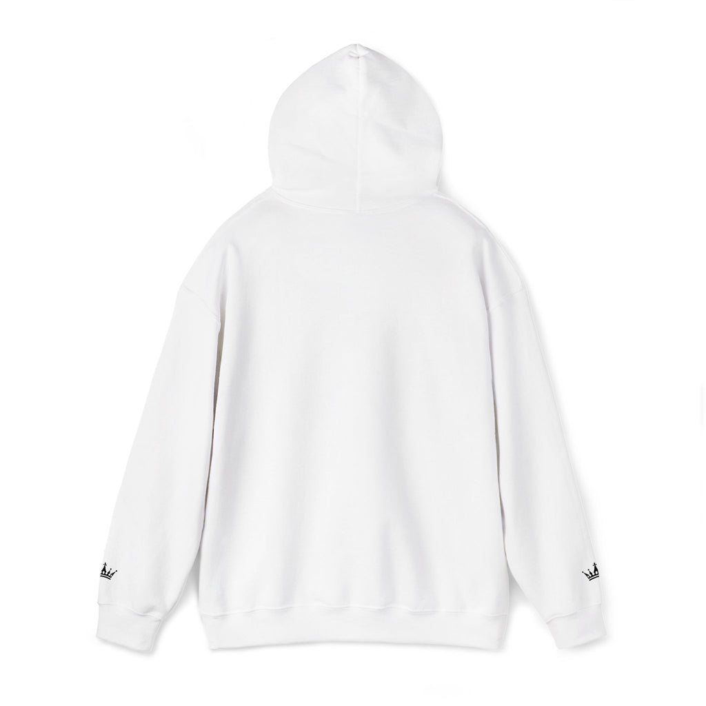 NOIRÉL Script Hoodie – Schwarz gesticktes Logo