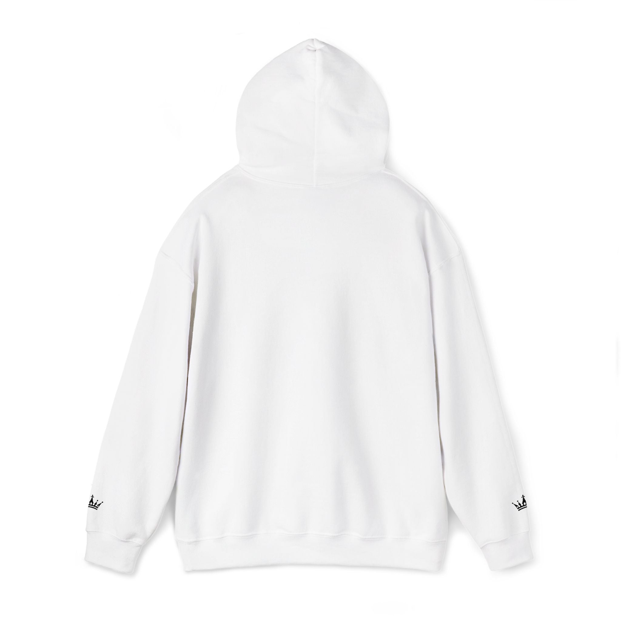 NOIRÉL Script Hoodie – Schwarz gesticktes Logo