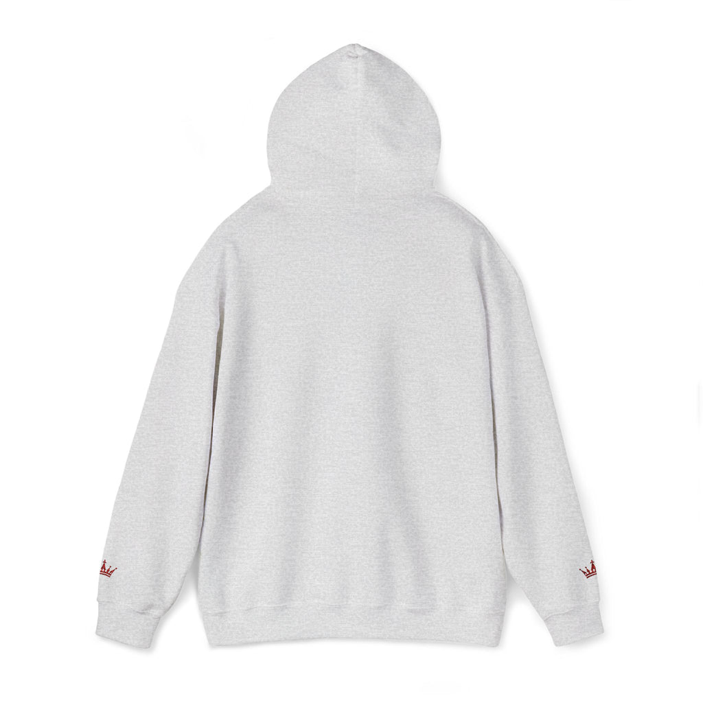 NOIRÉL Script Hoodie – Rot gesticktes Logo