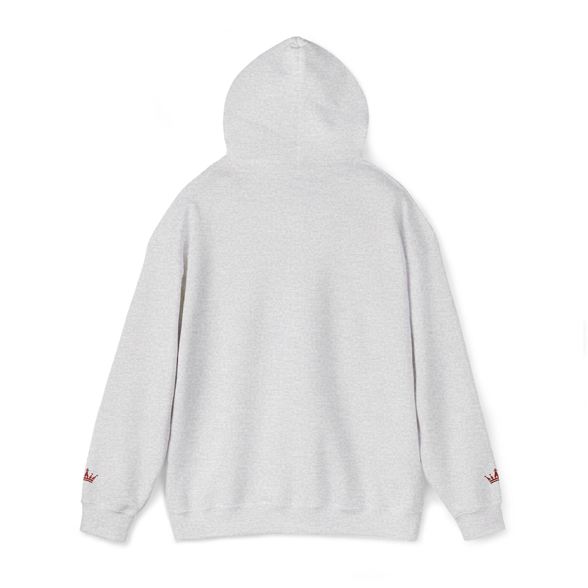 NOIRÉL Script Hoodie – Rot gesticktes Logo