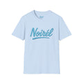 NOIRÉL T-Shirt – Light Blue Script Print