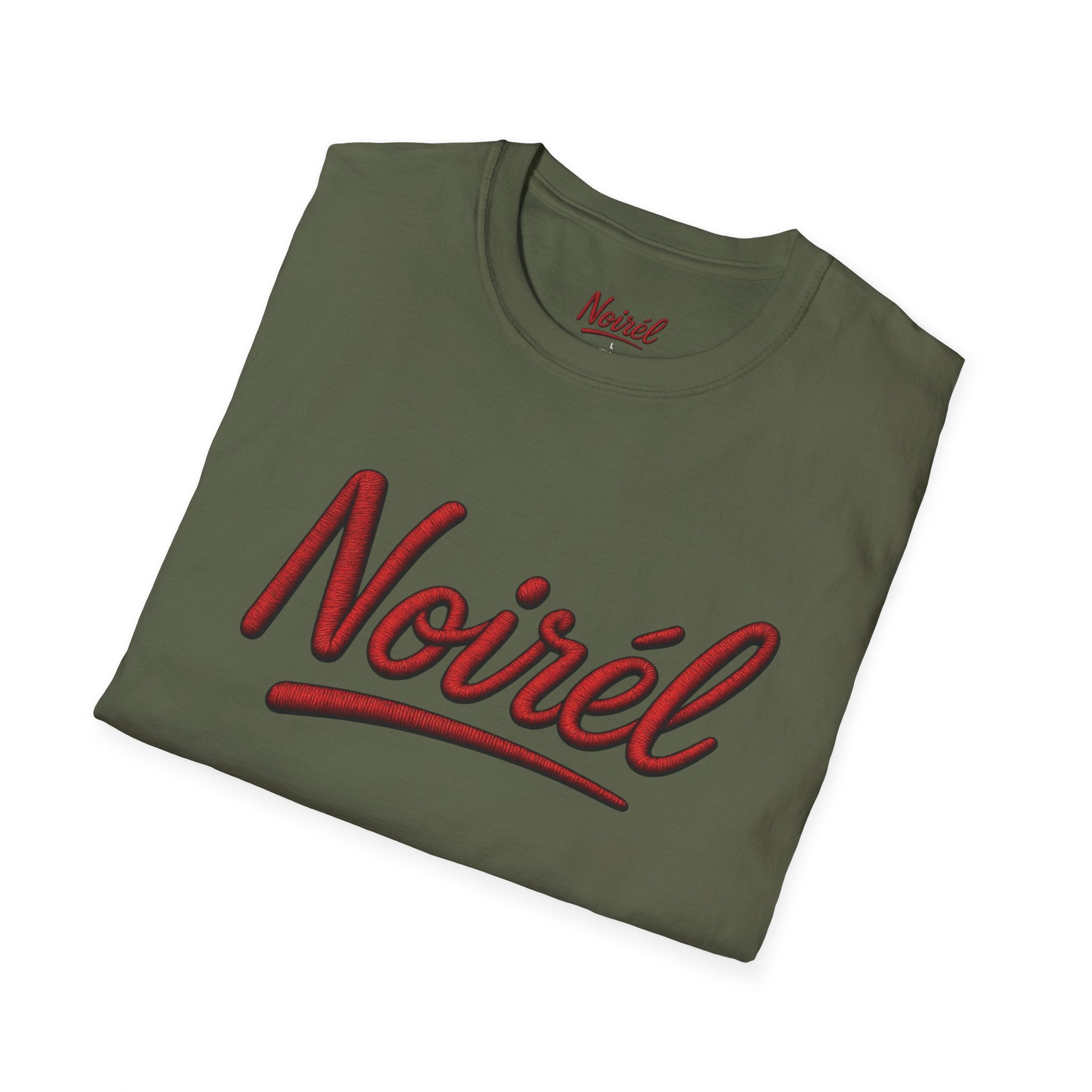 NOIRÉL T-Shirt – Red Script Print