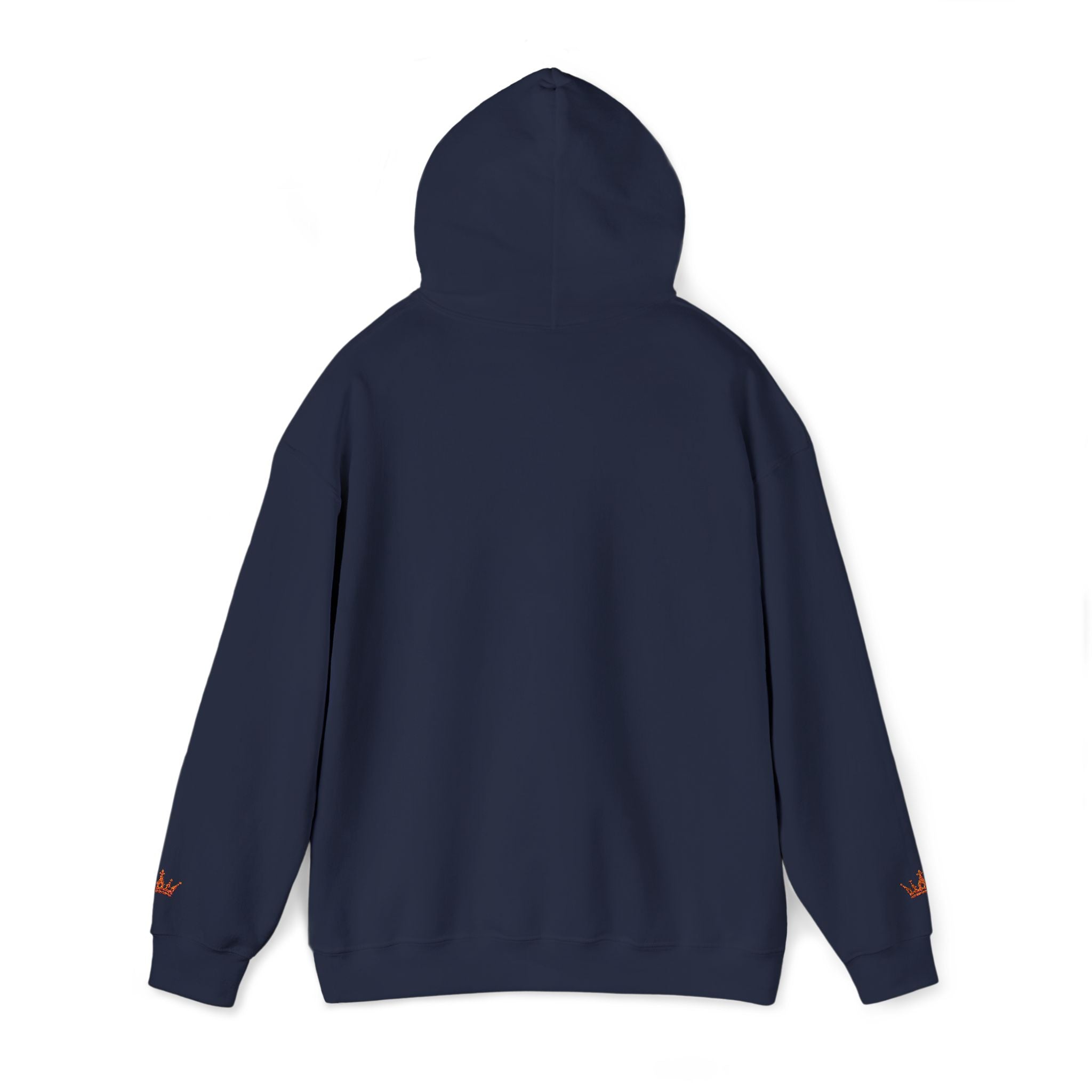 NOIRÉL Script Hoodie – Orange gesticktes Logo