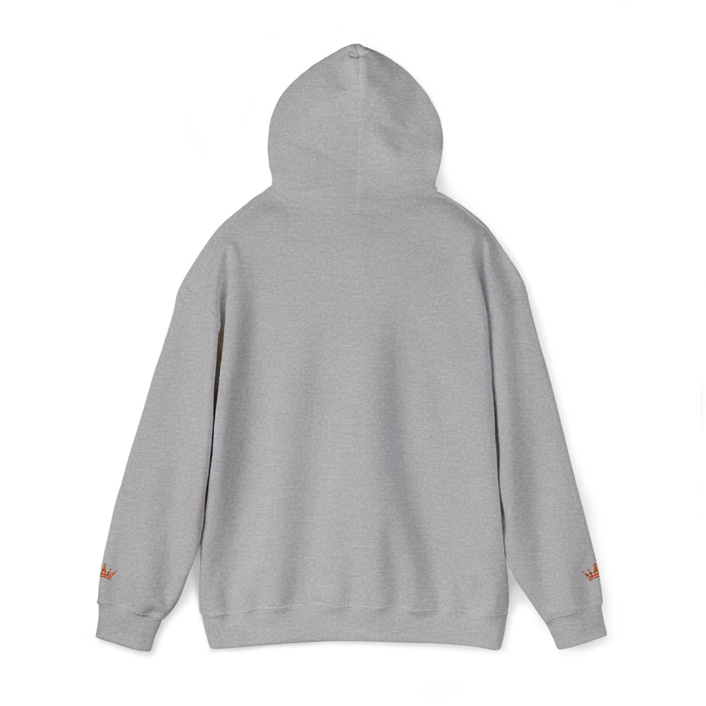 NOIRÉL Script Hoodie – Orange gesticktes Logo