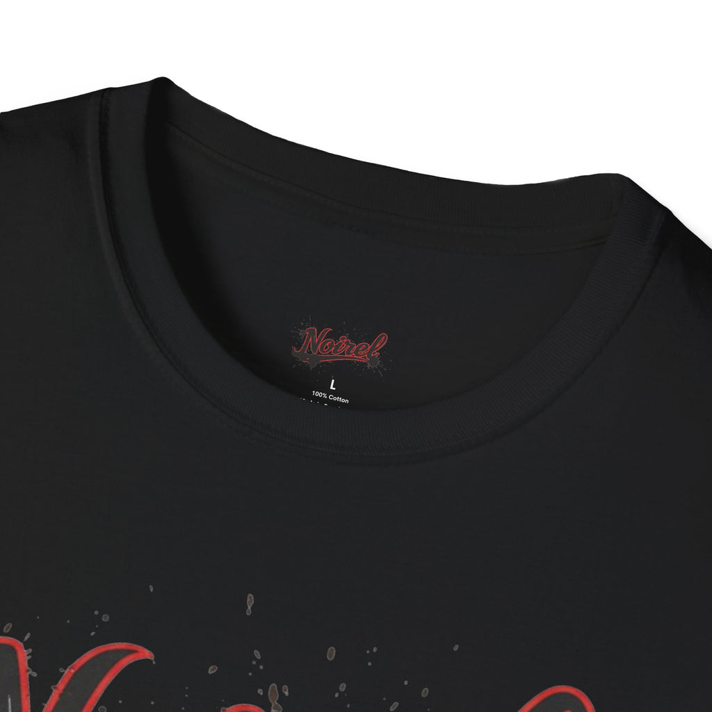 Noirel Script T-Shirt – Retro Brush Logo Tee