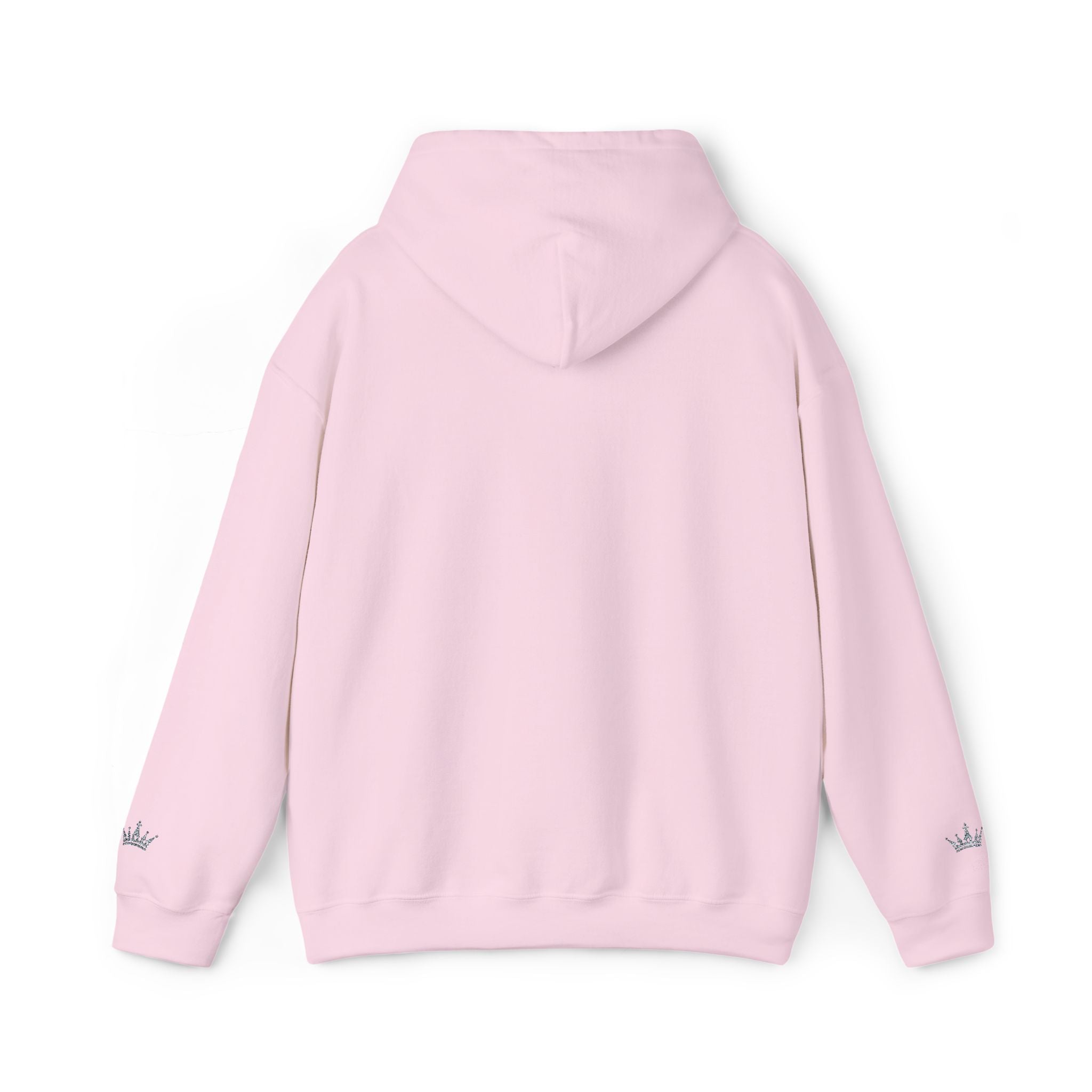 NOIRÉL Script Hoodie – Hellblau gesticktes Logo