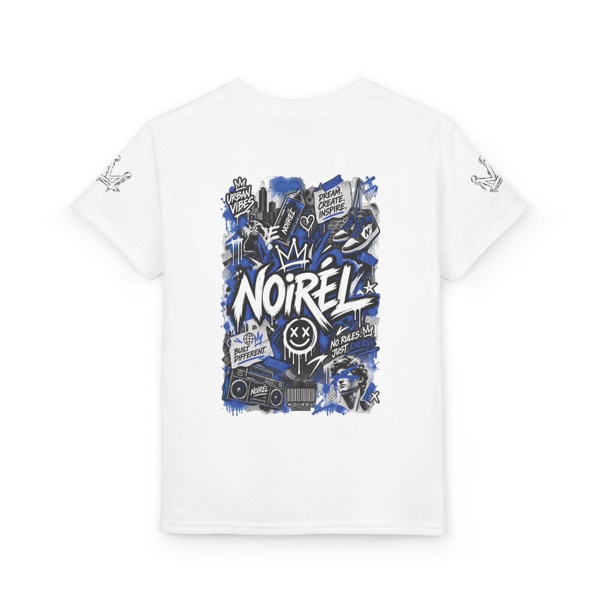 Noirel Kinder T-Shirt – Street Art Skateboard Tee