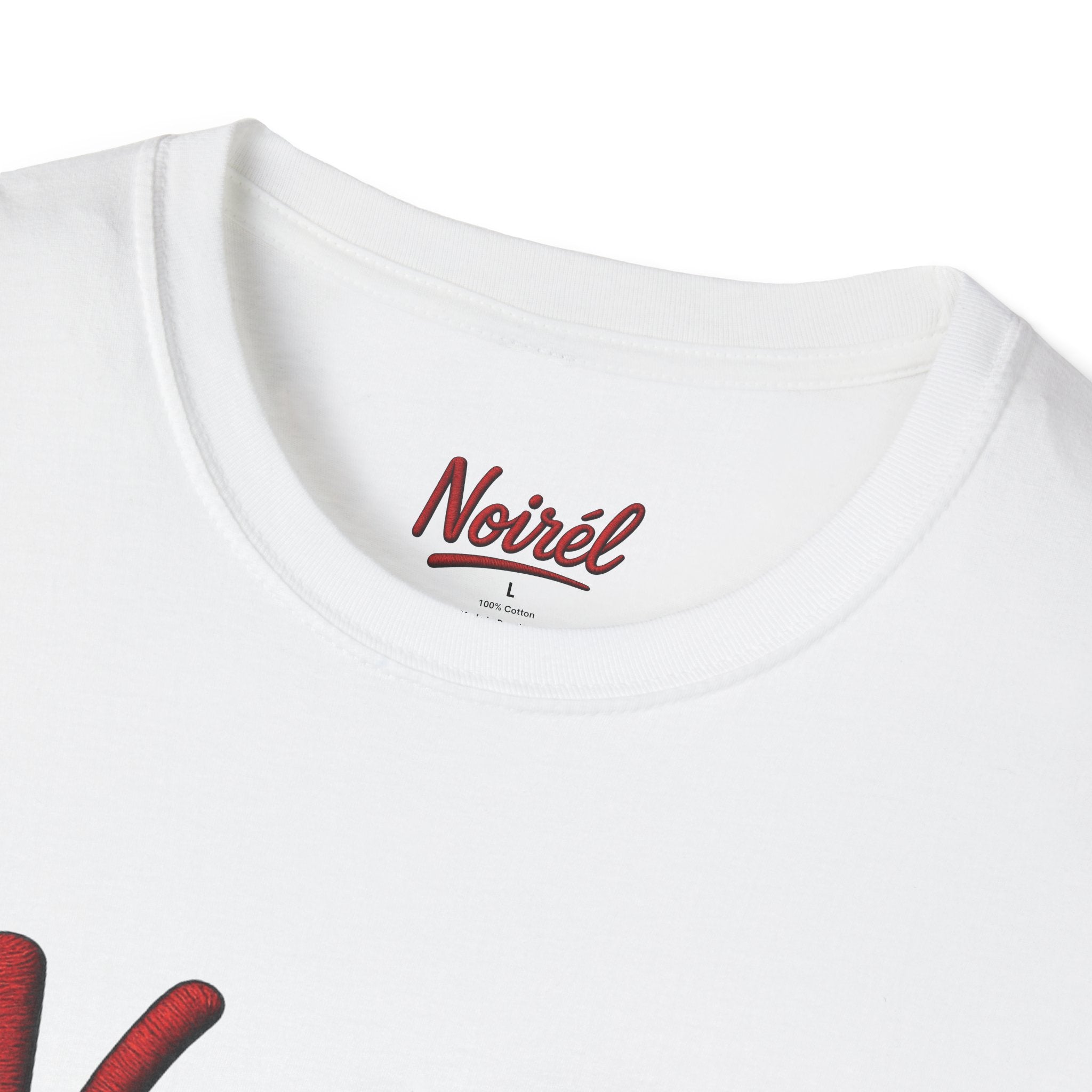 T-Shirt - 'Noirél' Retro Script Graphic Tee