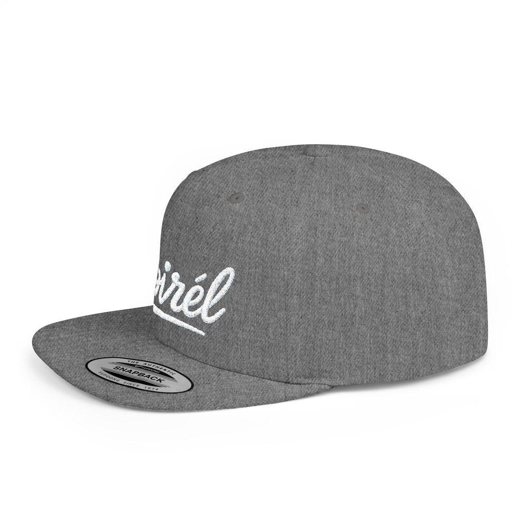 Snapback Hat — 'Nohel' Script Flat-Bill Baseball Cap 