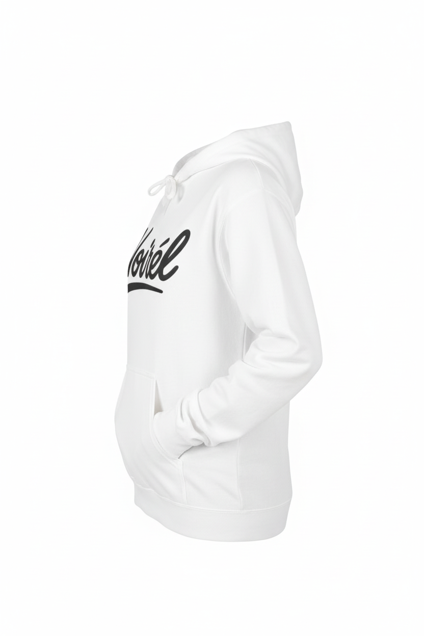 Noirél Hoodie | Script Logo Pullover, Minimal Streetwear