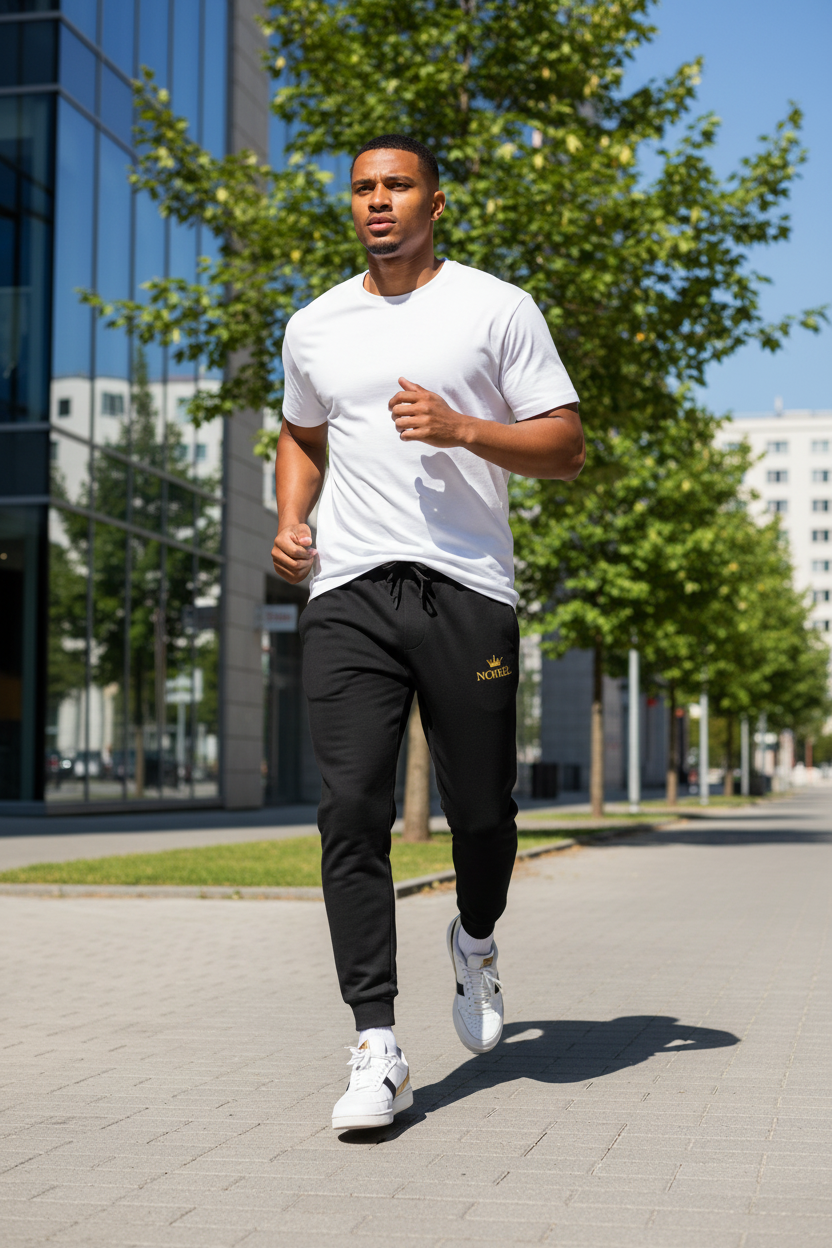 NOIRÉL Mama Crown Jogger – Cozy Fleece Sweatpants