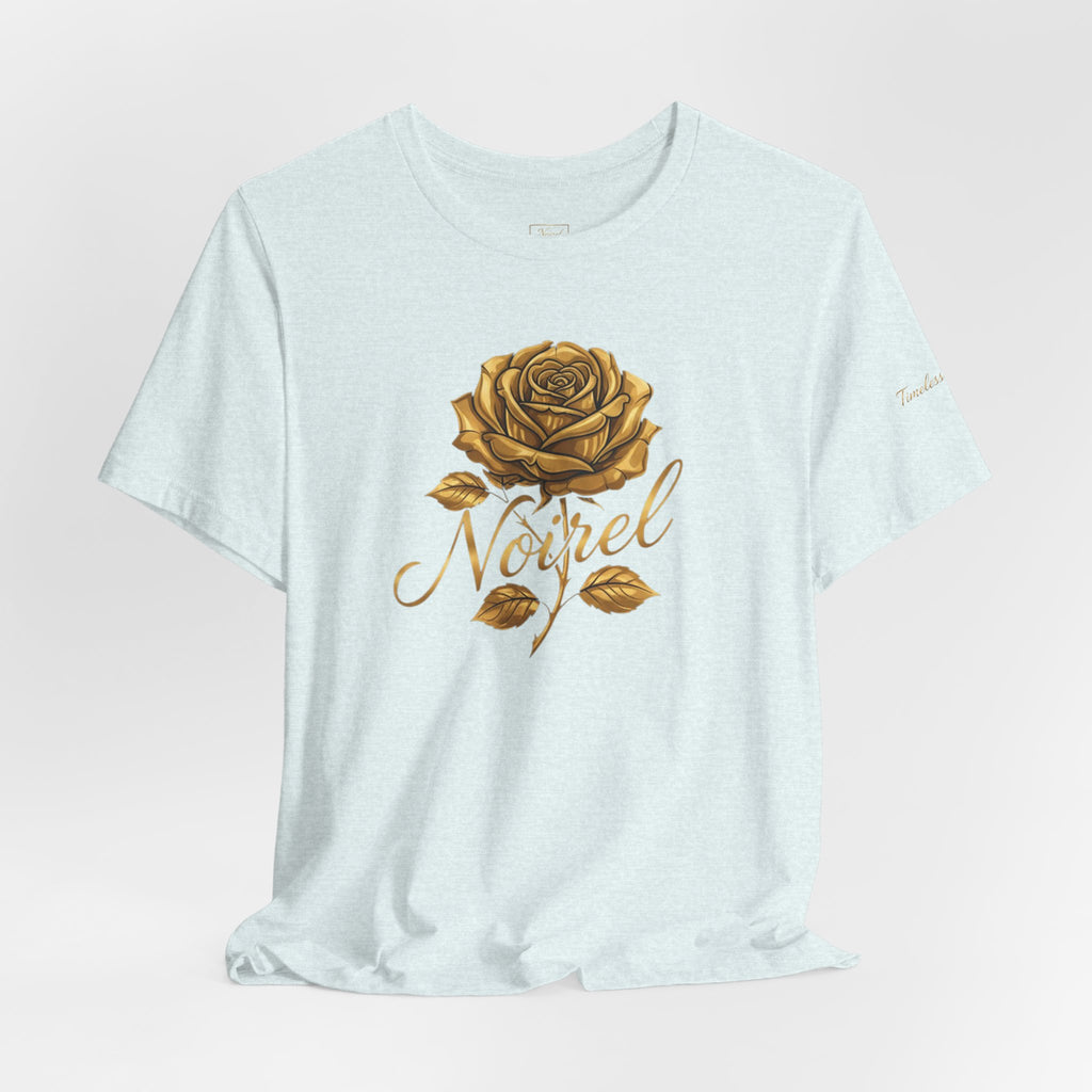 NOIRÉL T-Shirt – Gold Rose Angel