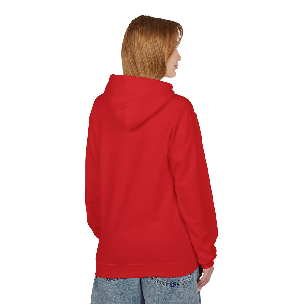 NOIREL Hoodie – white Script Print