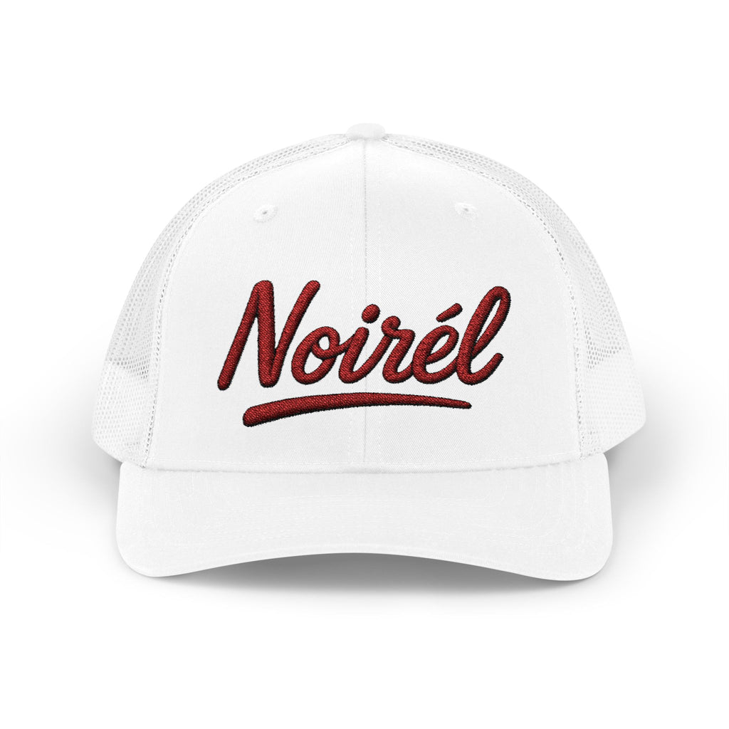 NOIRÉL Trucker Cap – Red Script