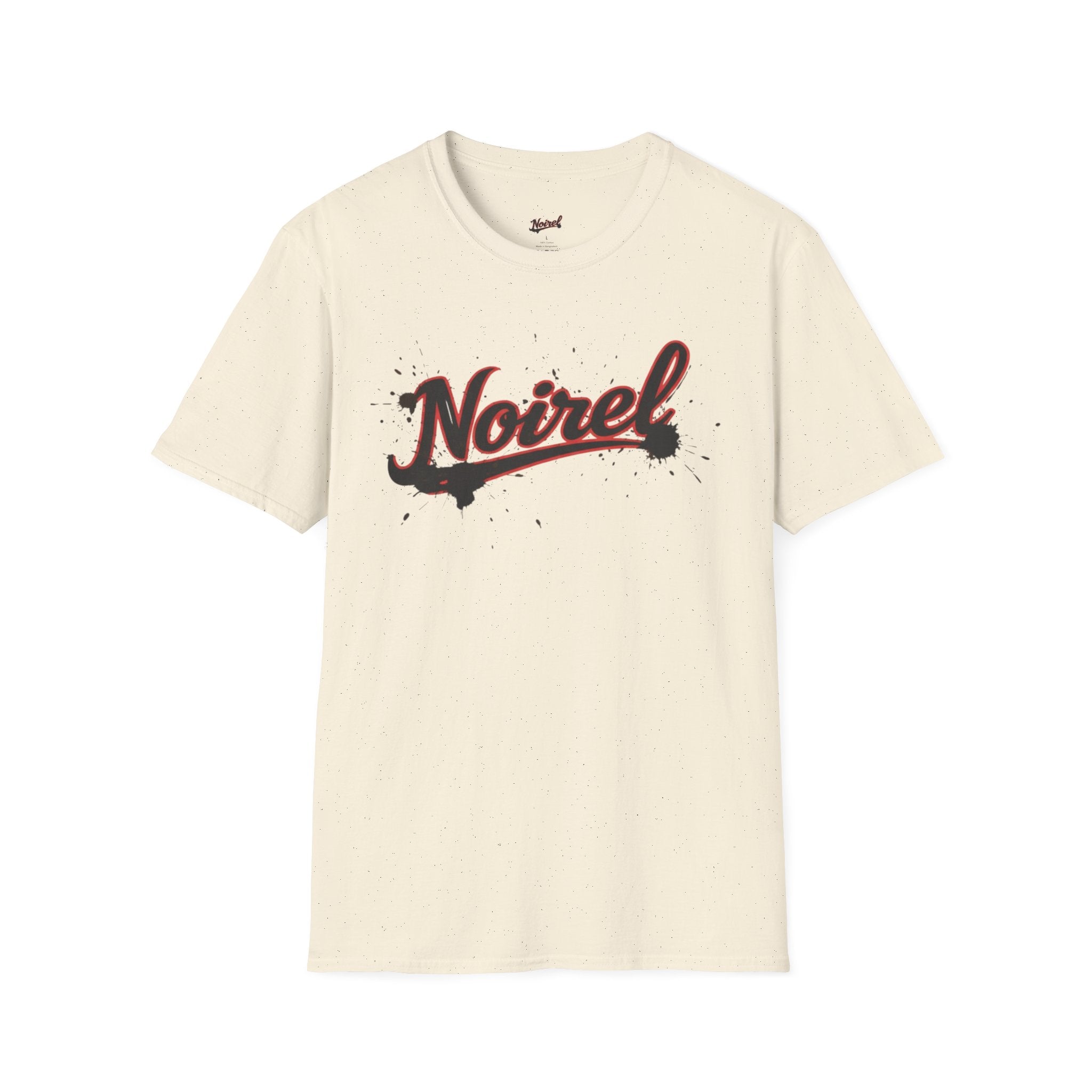 Noirel Script T-Shirt – Retro Brush Logo Tee
