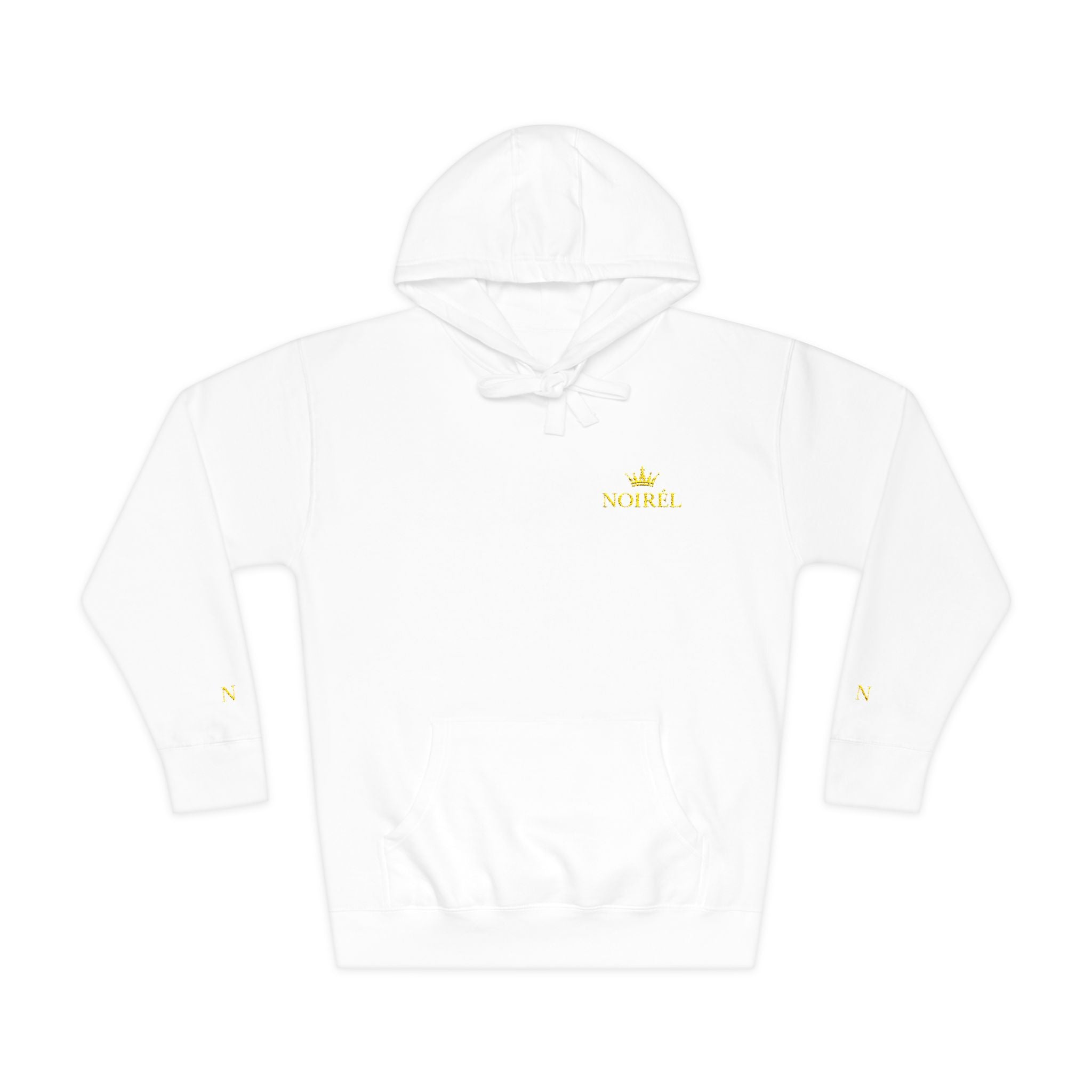 NOIRÉL Crown Royalty Hoodie – Black Fleece mit Gold Crest