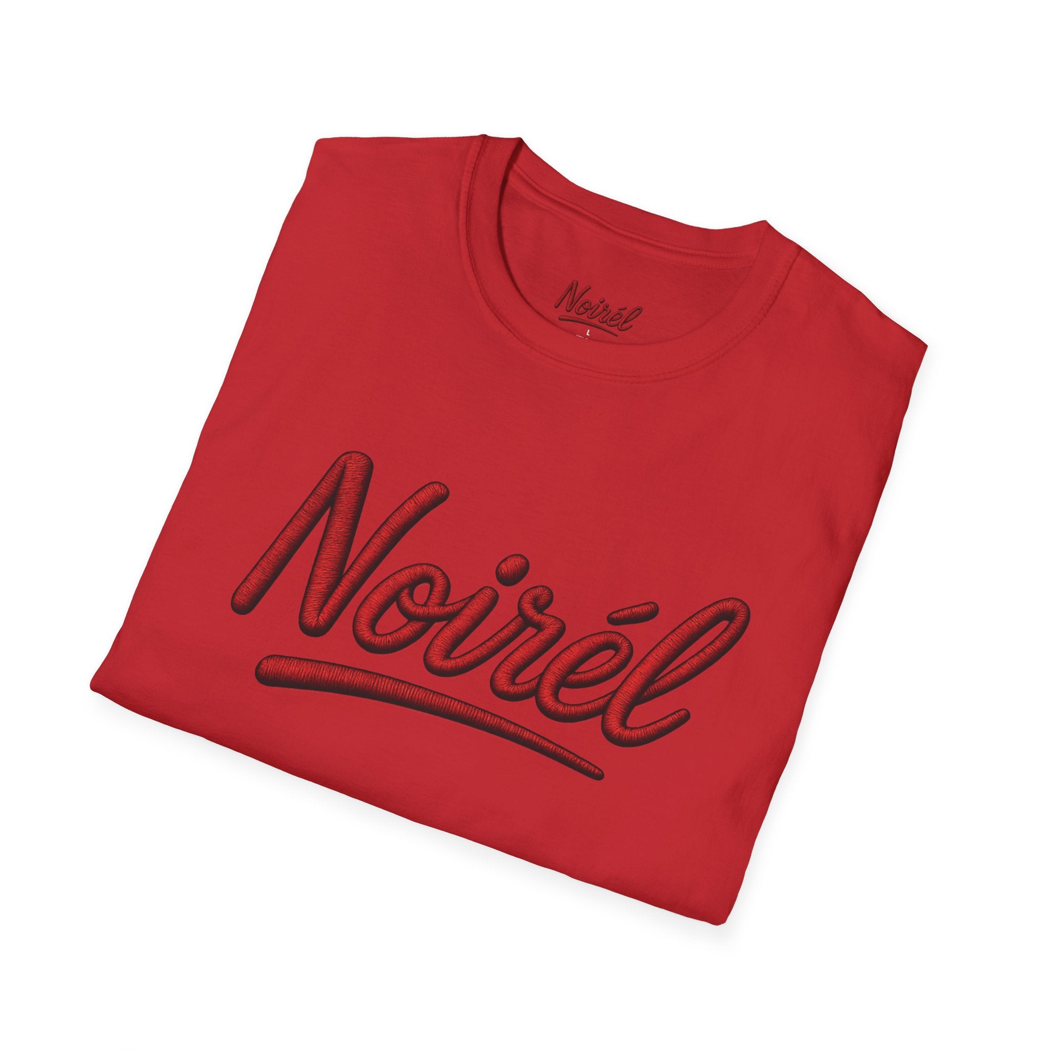 NOIRÉL T-Shirt – Red Script Print