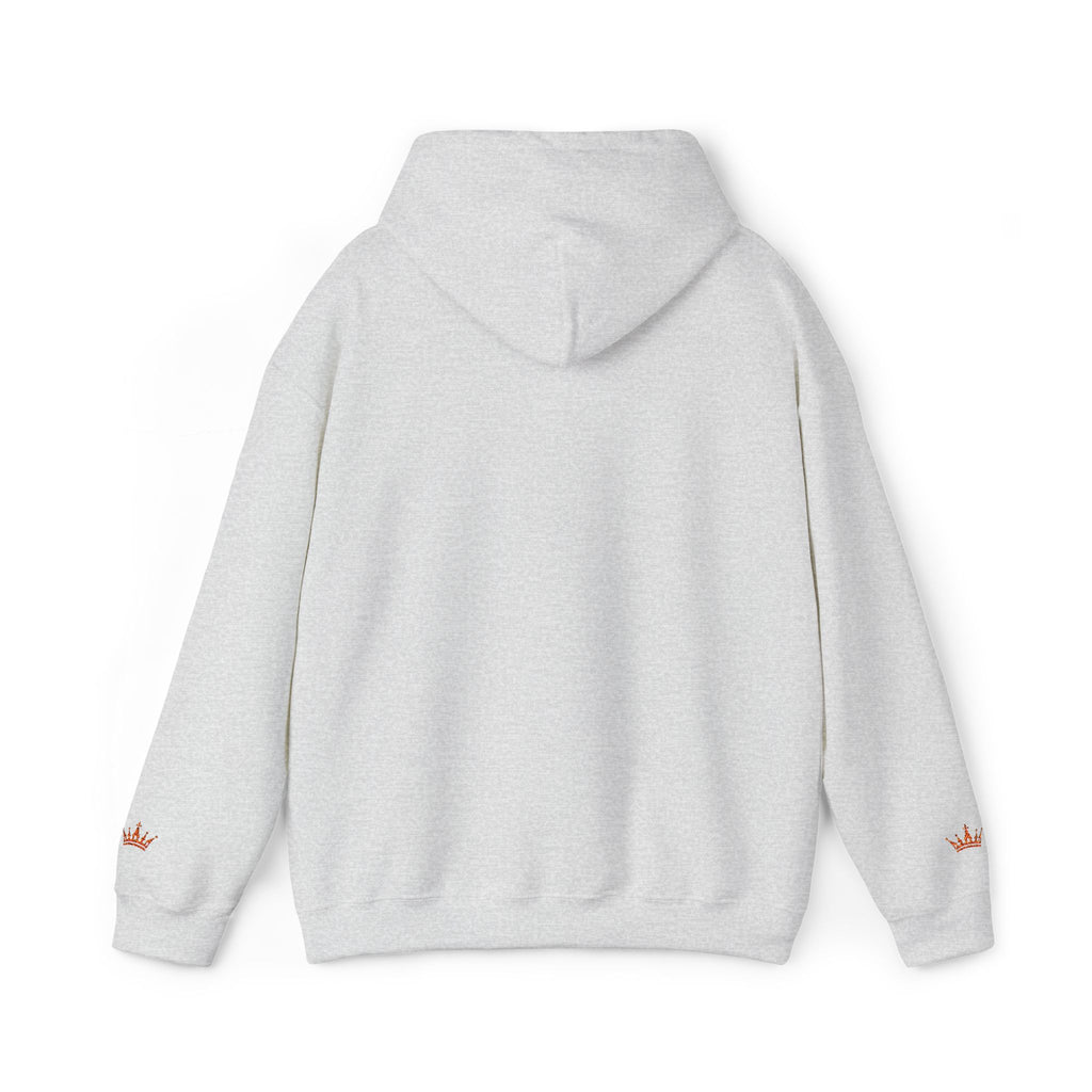 NOIRÉL Script Hoodie – Orange gesticktes Logo