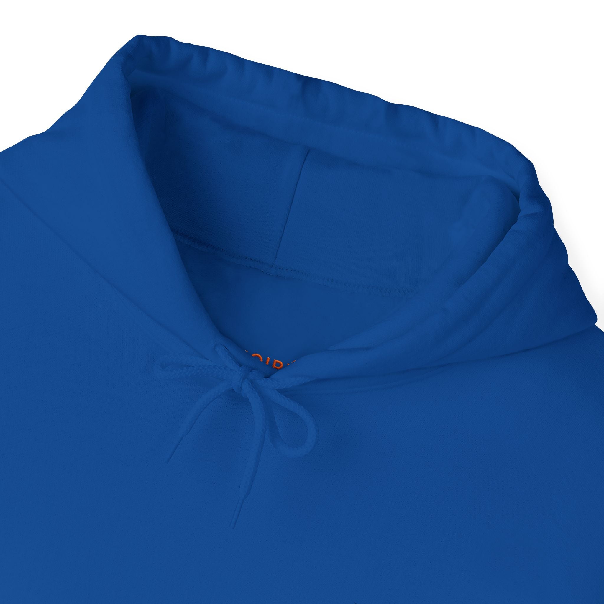 NOIRÉL Script Hoodie – Orange gesticktes Logo