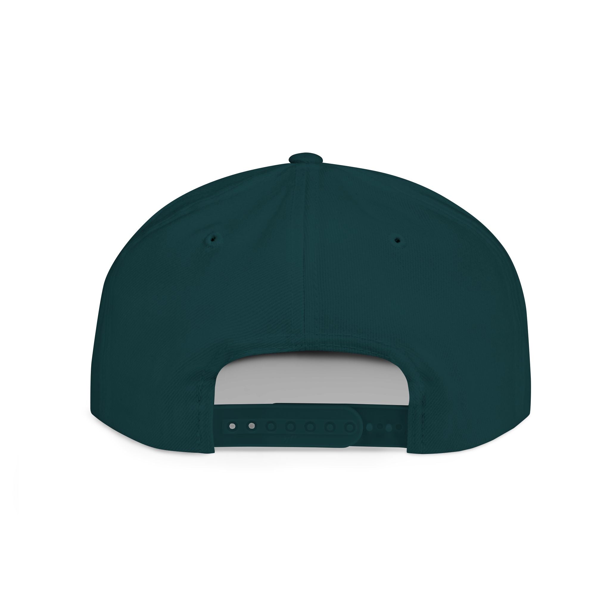 Snapback Hat — Noirél Embroidered Flat Bill Cap 