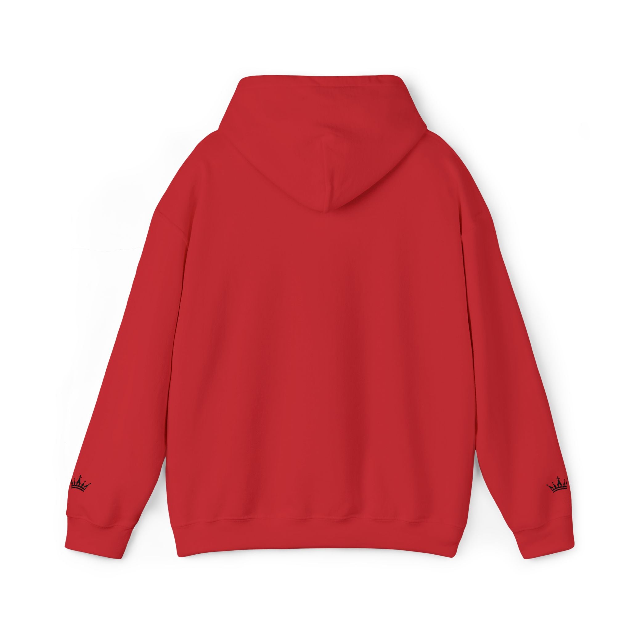 NOIRÉL Script Hoodie – Schwarz gesticktes Logo