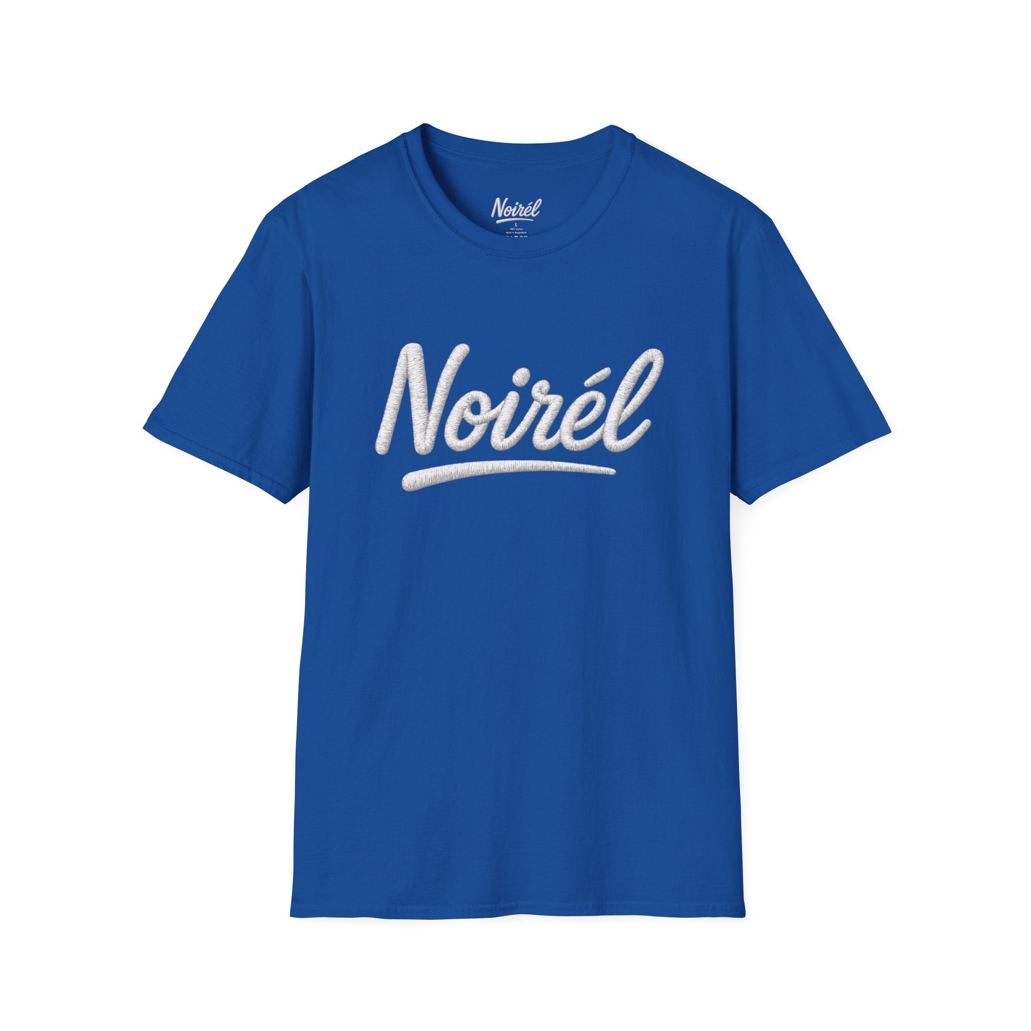 Noirél Script T-Shirt — Elegant Retro Cursive Tee
