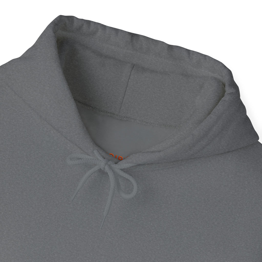 NOIRÉL Script Hoodie – Orange gesticktes Logo
