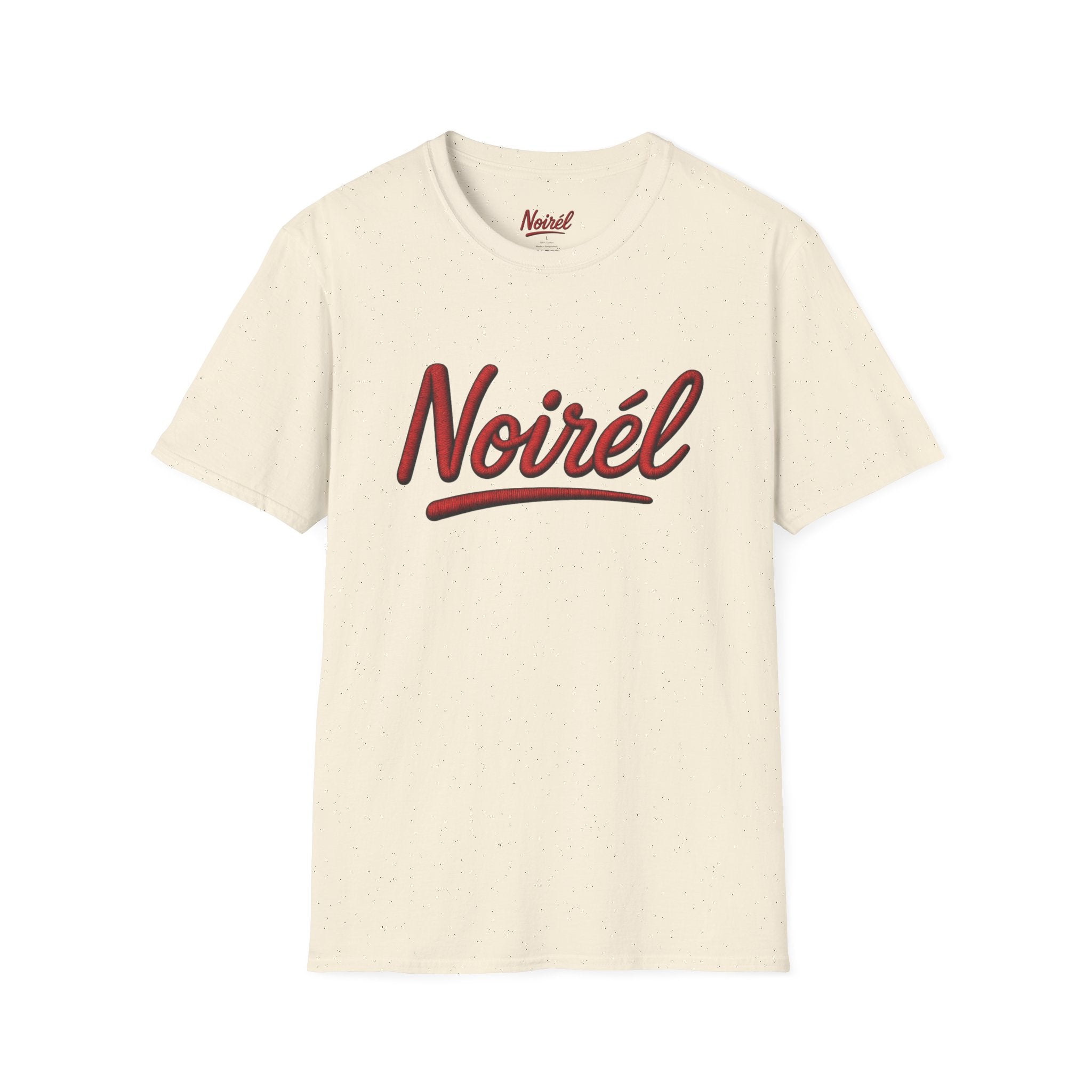 T-Shirt - 'Noirél' Retro Script Graphic Tee