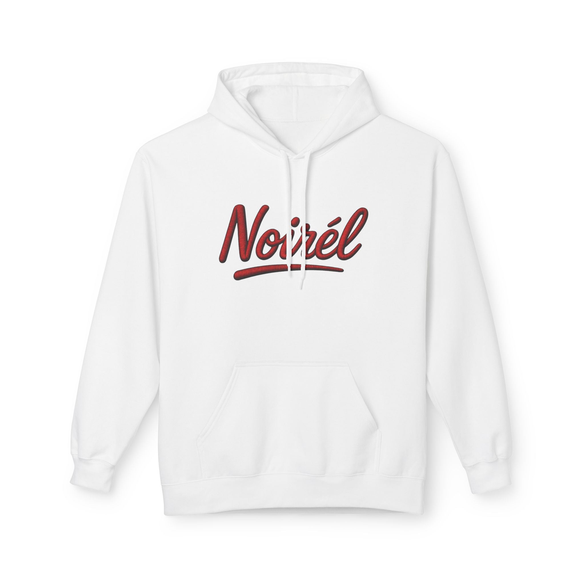 NOIRÉL Hoodie – Script Logo Red Print