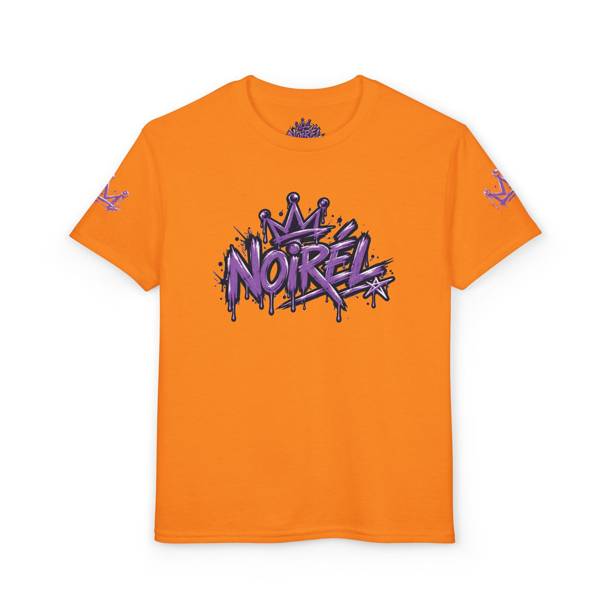 Noirel Kinder T-Shirt – Purple Crown Graffiti Tee