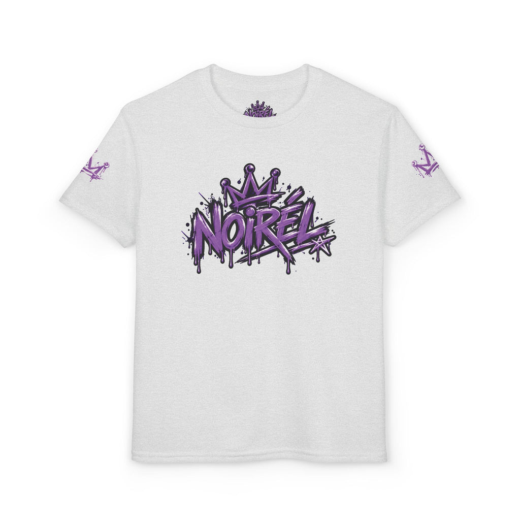 Noirel Kinder T-Shirt – „Dream. Create. Inspire.“ Graffiti Crown Tee