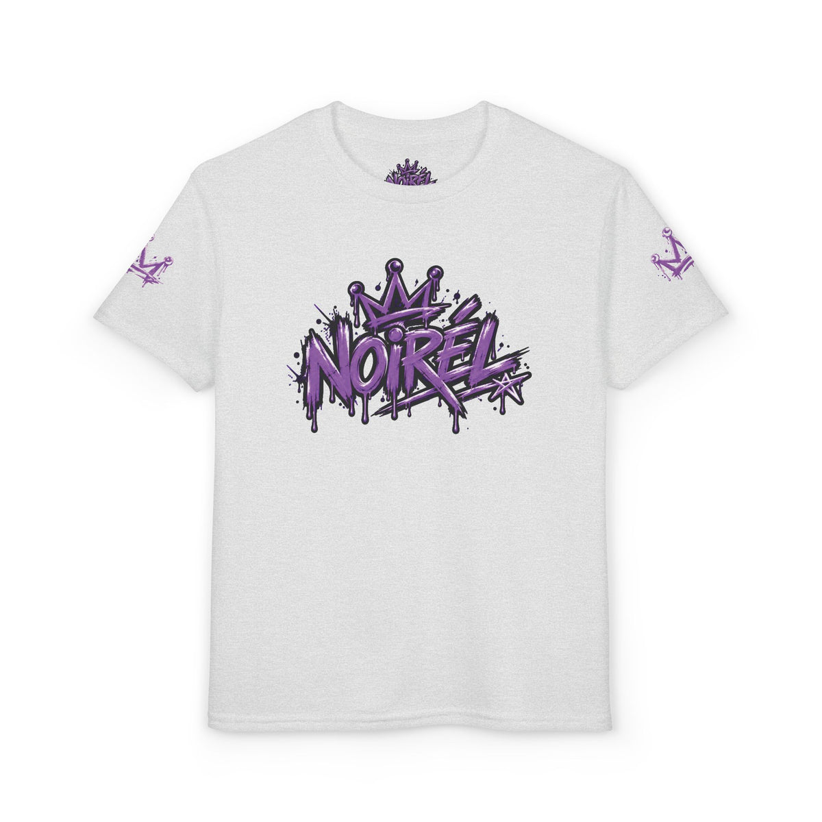 Noirel Kinder T-Shirt – „Dream. Create. Inspire.“ Graffiti Crown Tee