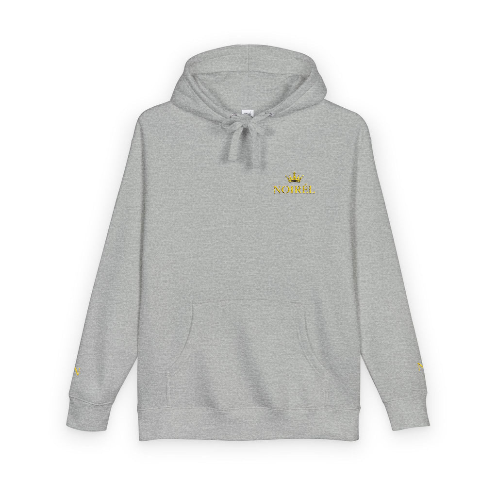 NOIRÉL Crown Royalty Hoodie – Black Fleece mit Gold Crest