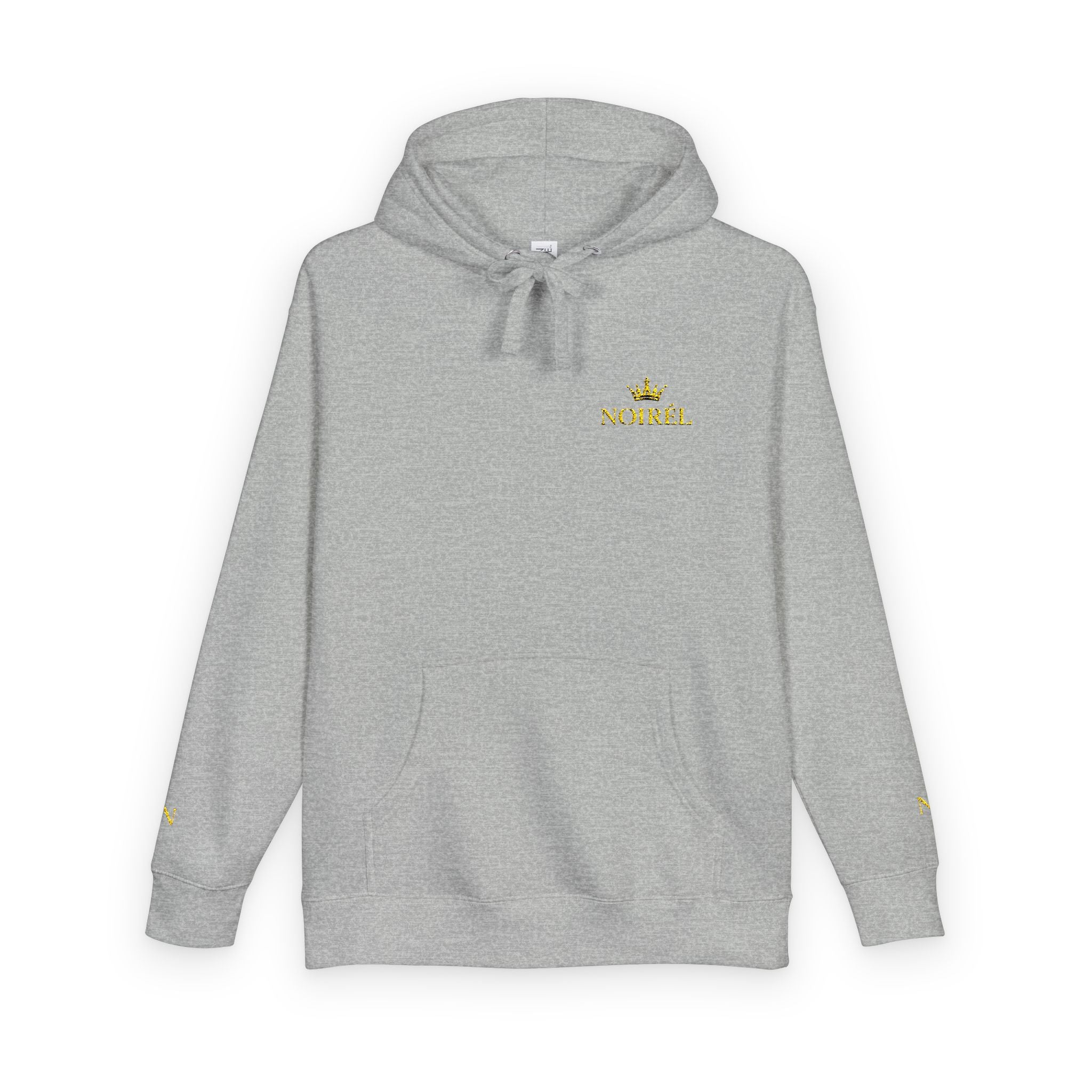 NOIRÉL Crown Royalty Hoodie – Black Fleece mit Gold Crest