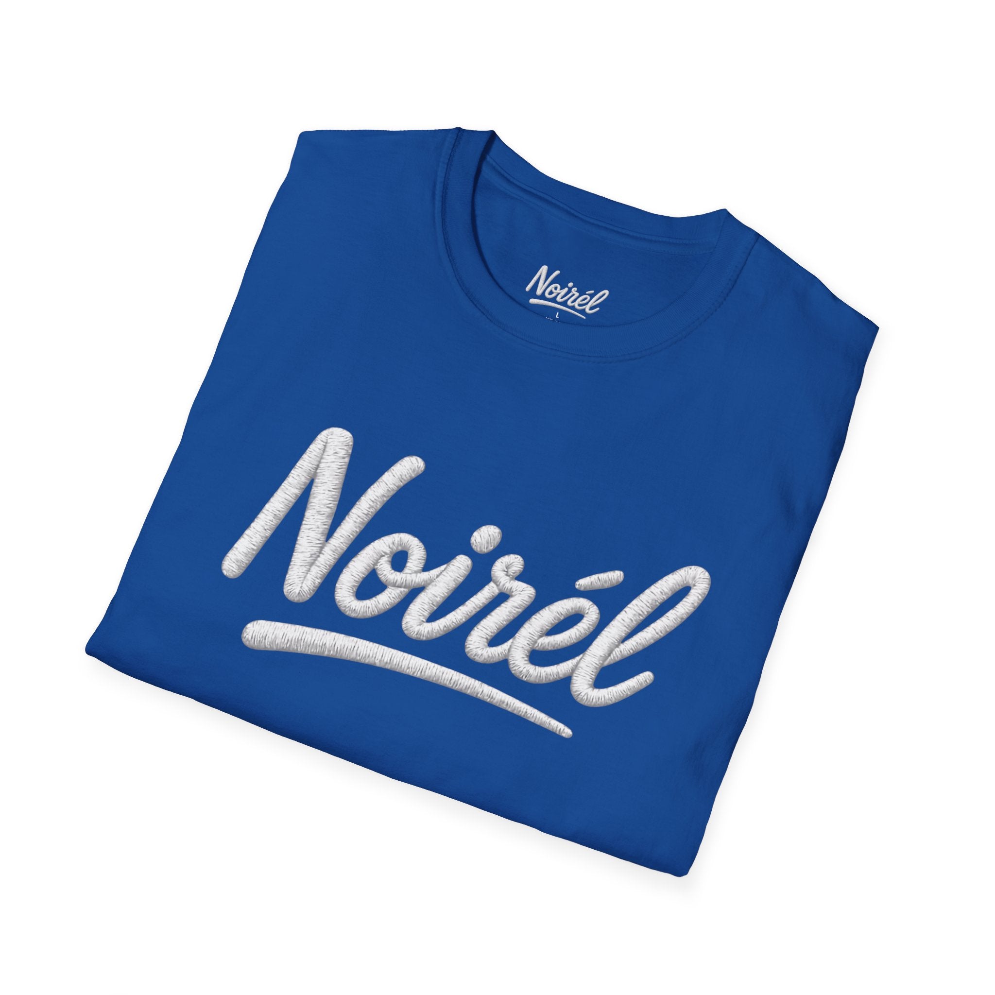 NOIRÉL T-Shirt – White Script Print
