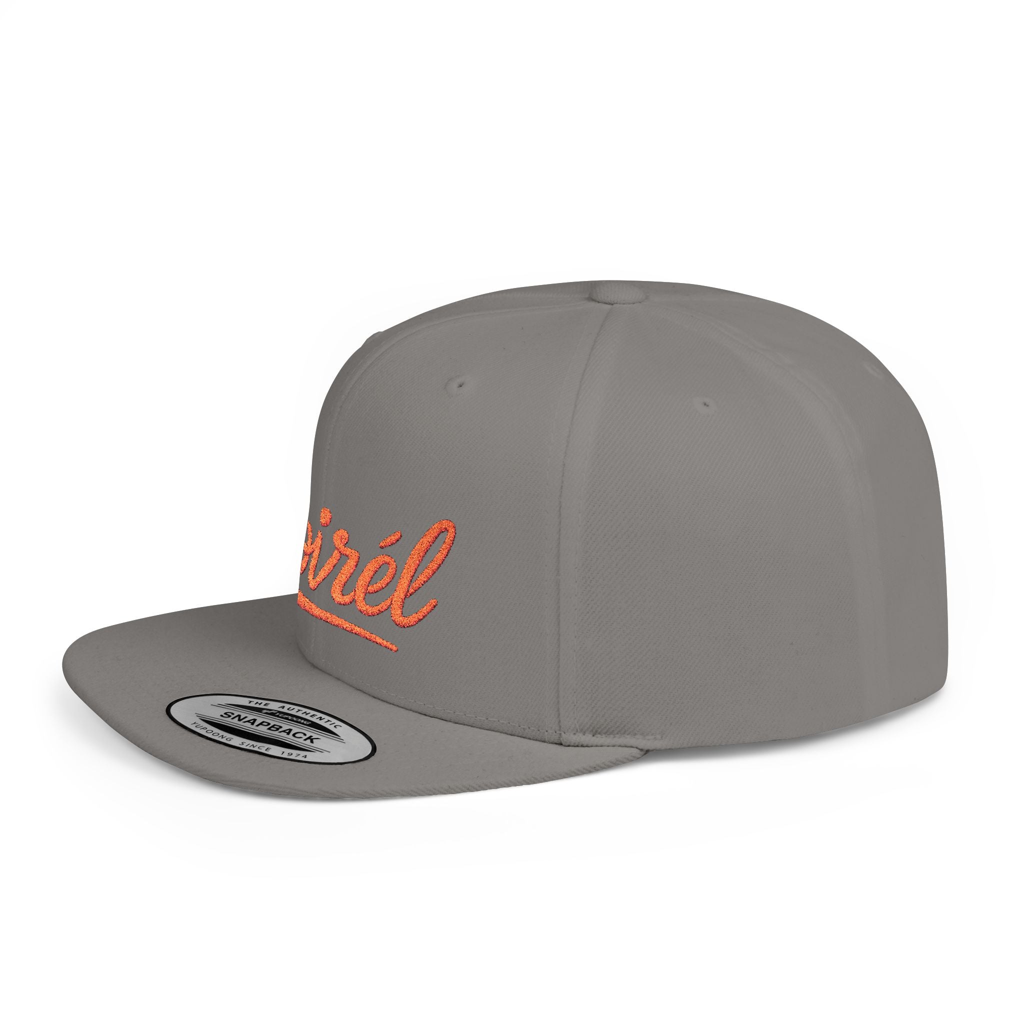 Snapback Hat — Noirél Embroidered Flat Bill Cap 