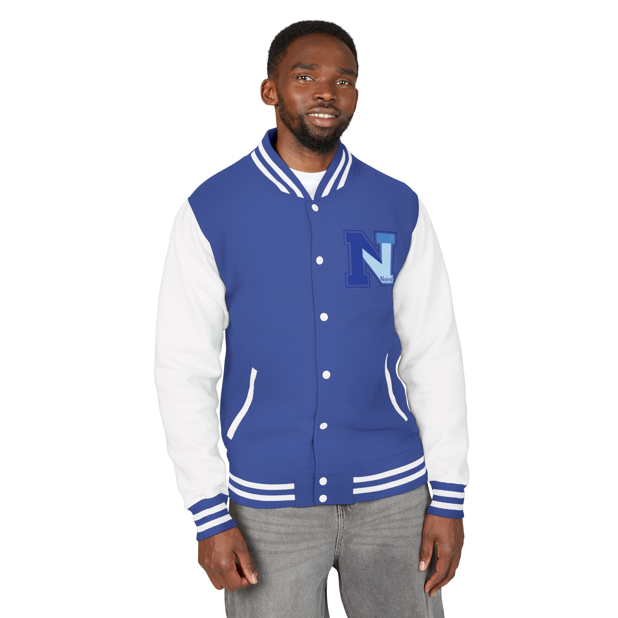 NOIRÉL Varsity Jacket – Blue White